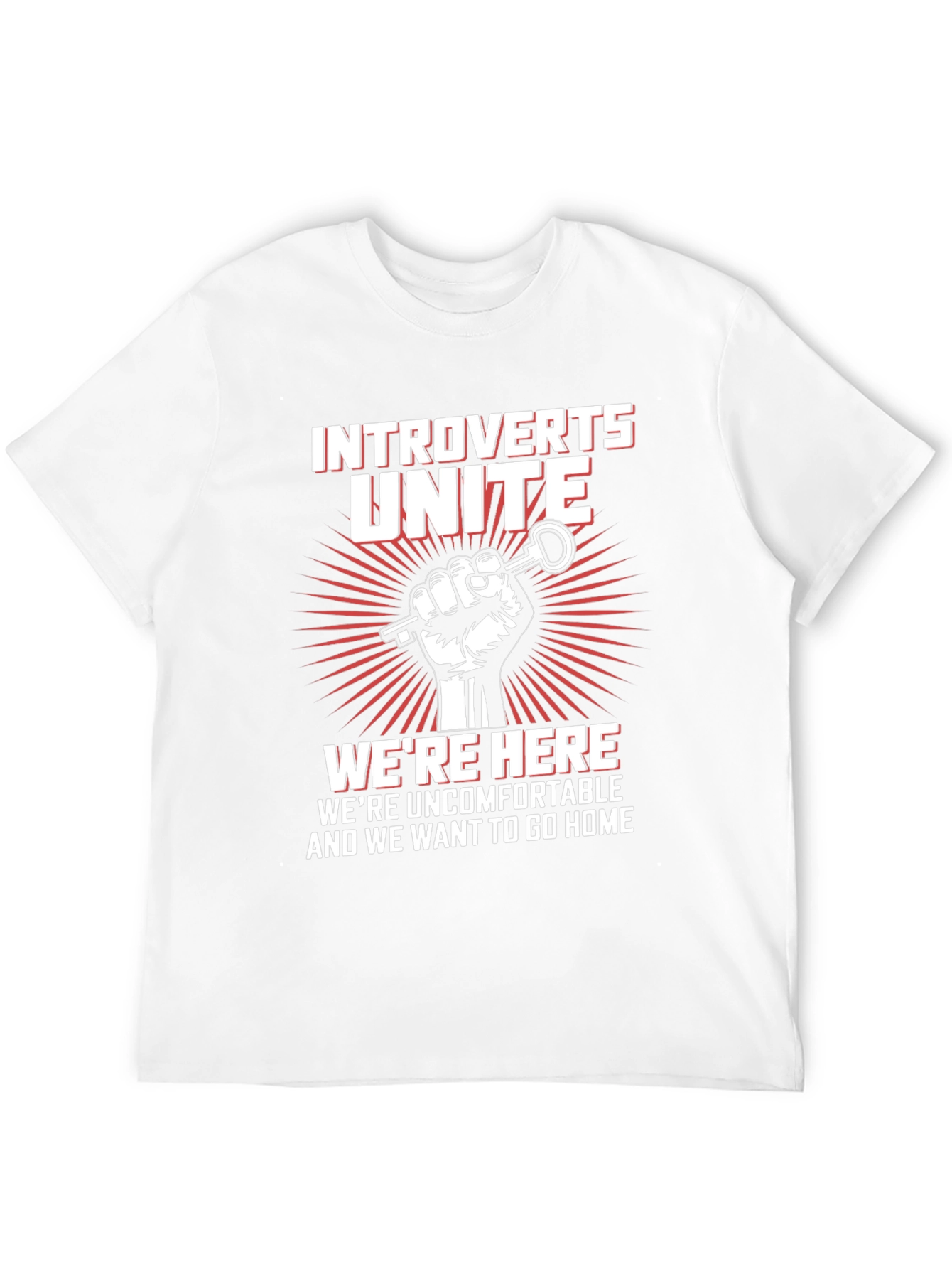 Introverts Unite Graphic T-Shirt -  Comfortable Cotton Tee