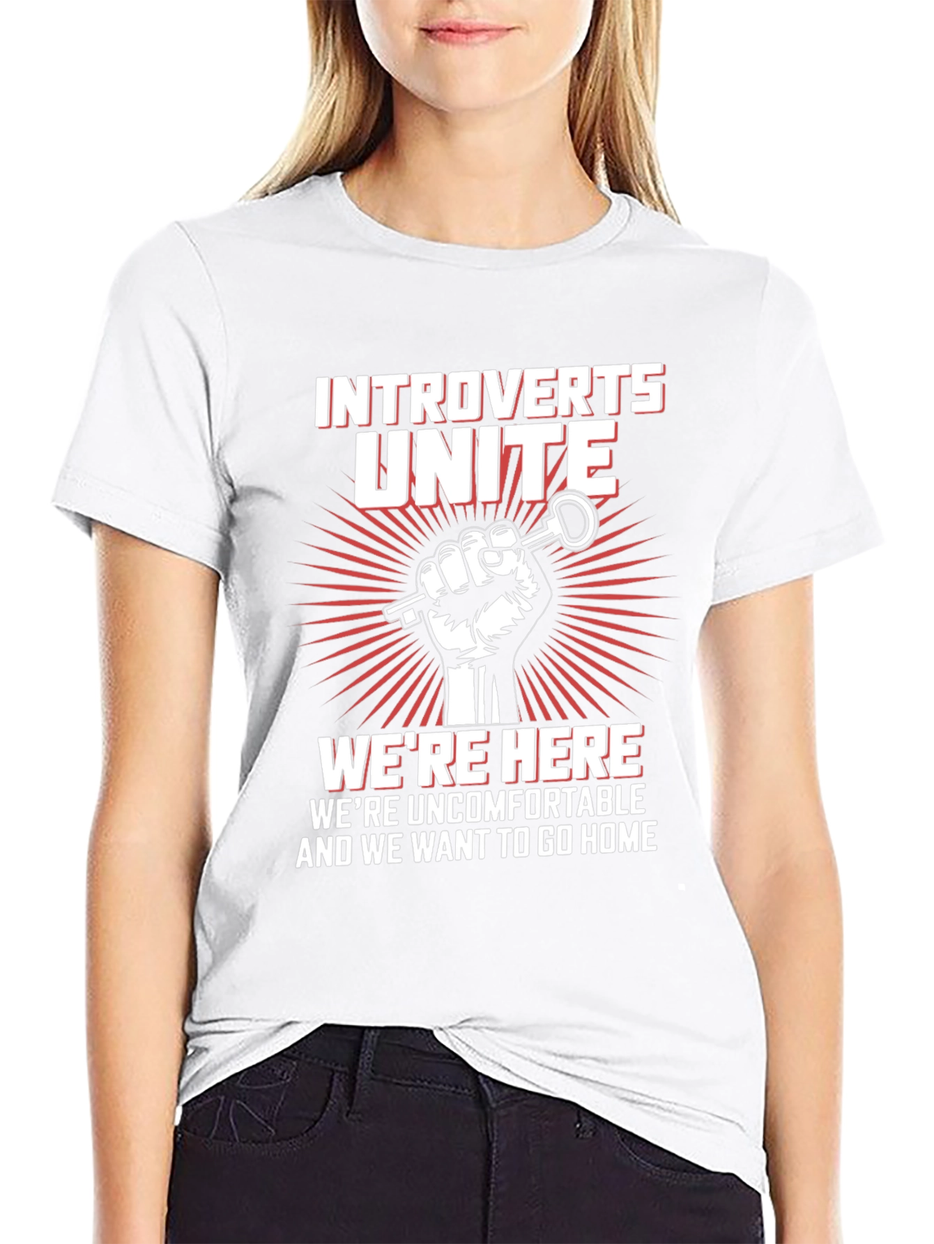 Introverts Unite Graphic T-Shirt -  Comfortable Cotton Tee