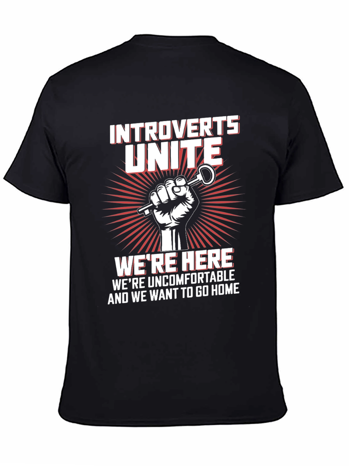 Introverts Unite Graphic T-Shirt -  Comfortable Cotton Tee