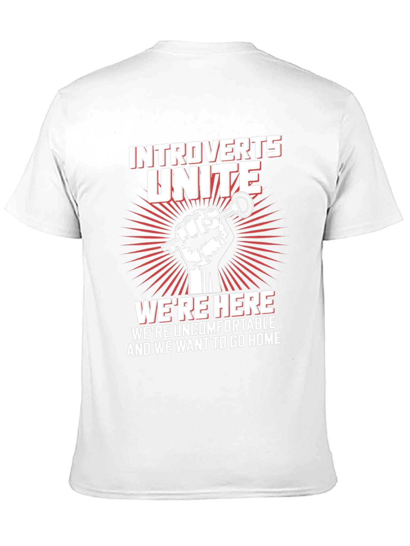 Introverts Unite Graphic T-Shirt -  Comfortable Cotton Tee