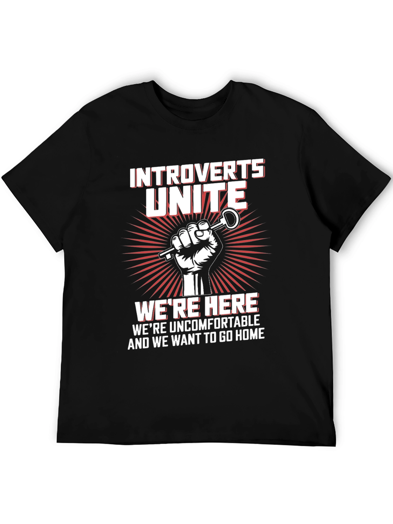 Introverts Unite Graphic T-Shirt -  Comfortable Cotton Tee