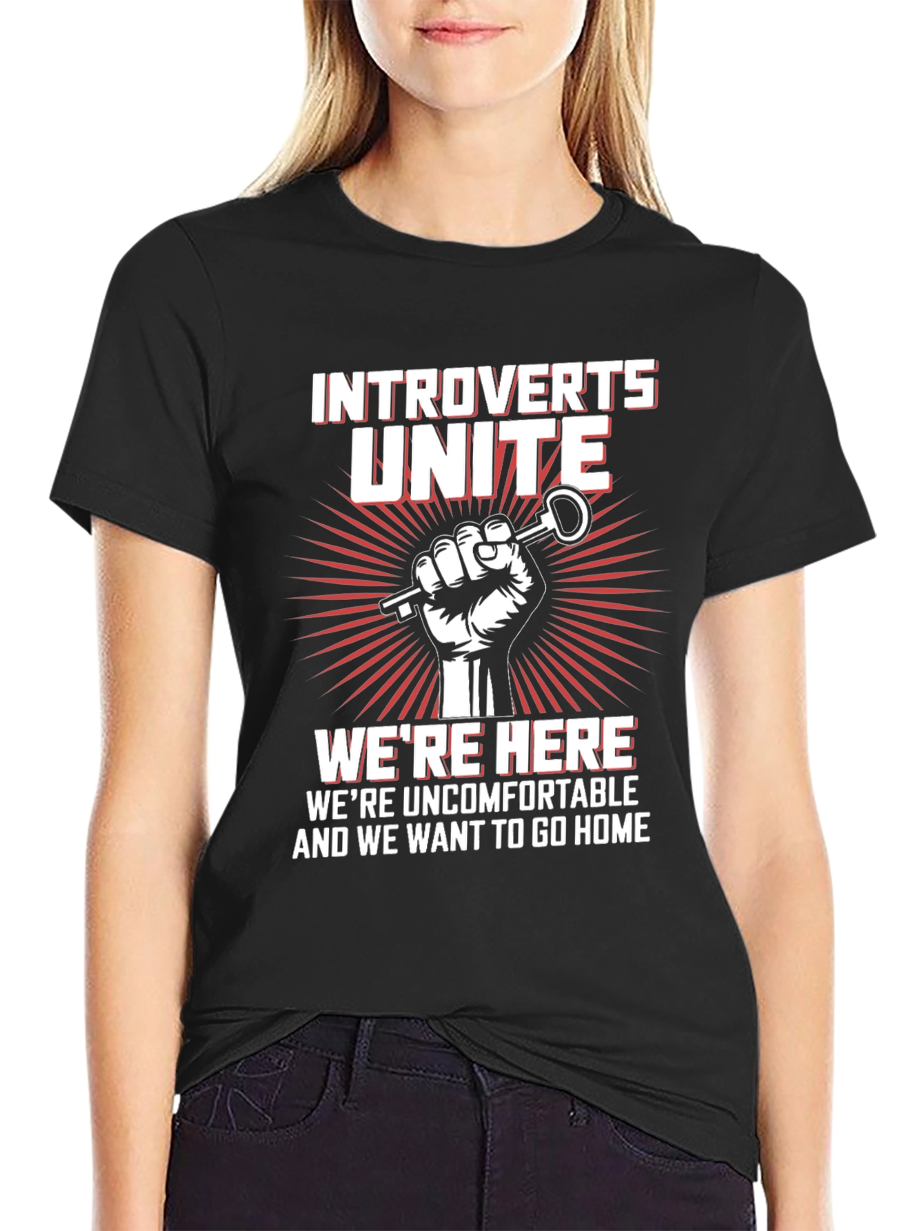 Introverts Unite Graphic T-Shirt -  Comfortable Cotton Tee