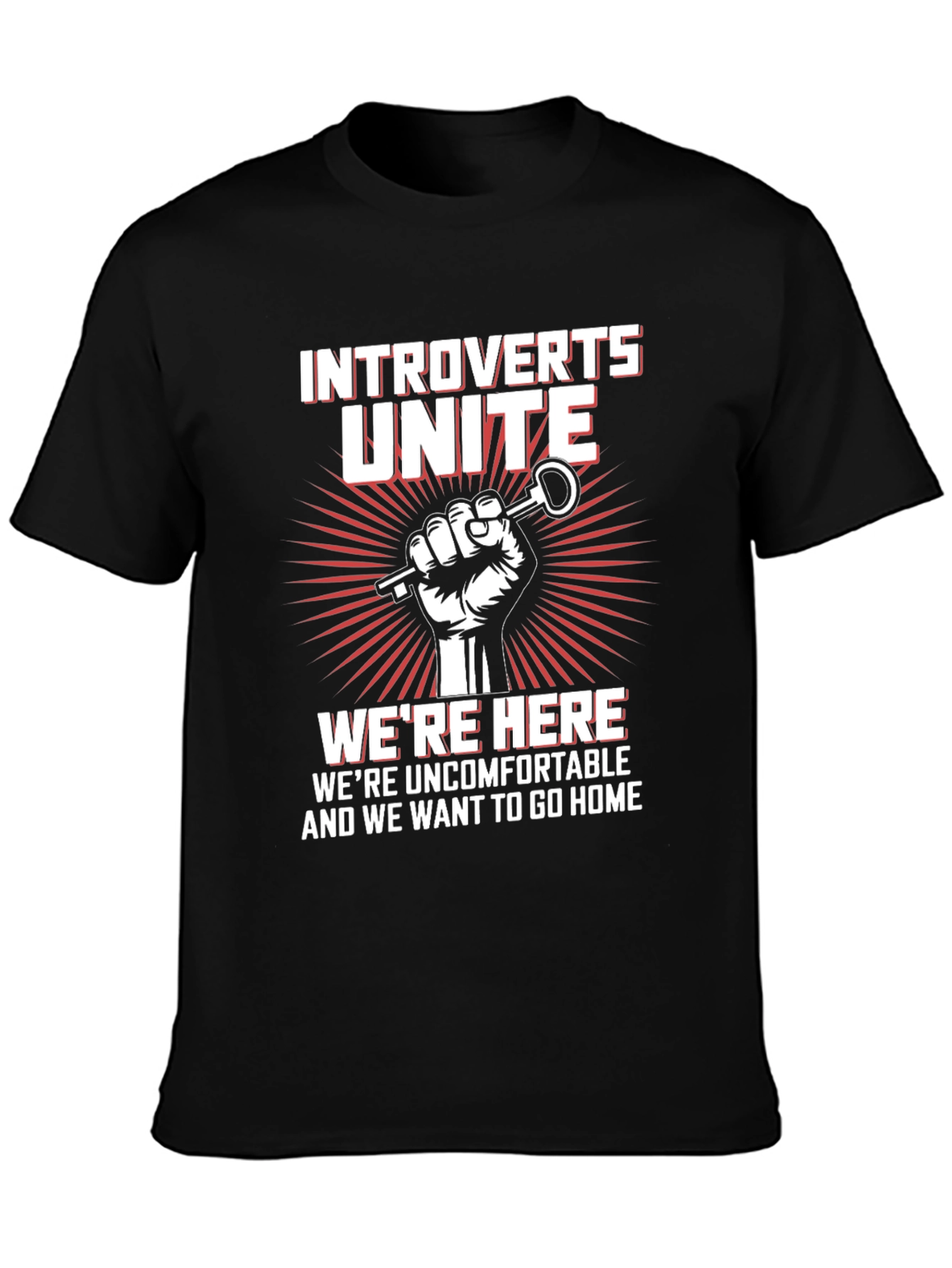Introverts Unite Graphic T-Shirt -  Comfortable Cotton Tee