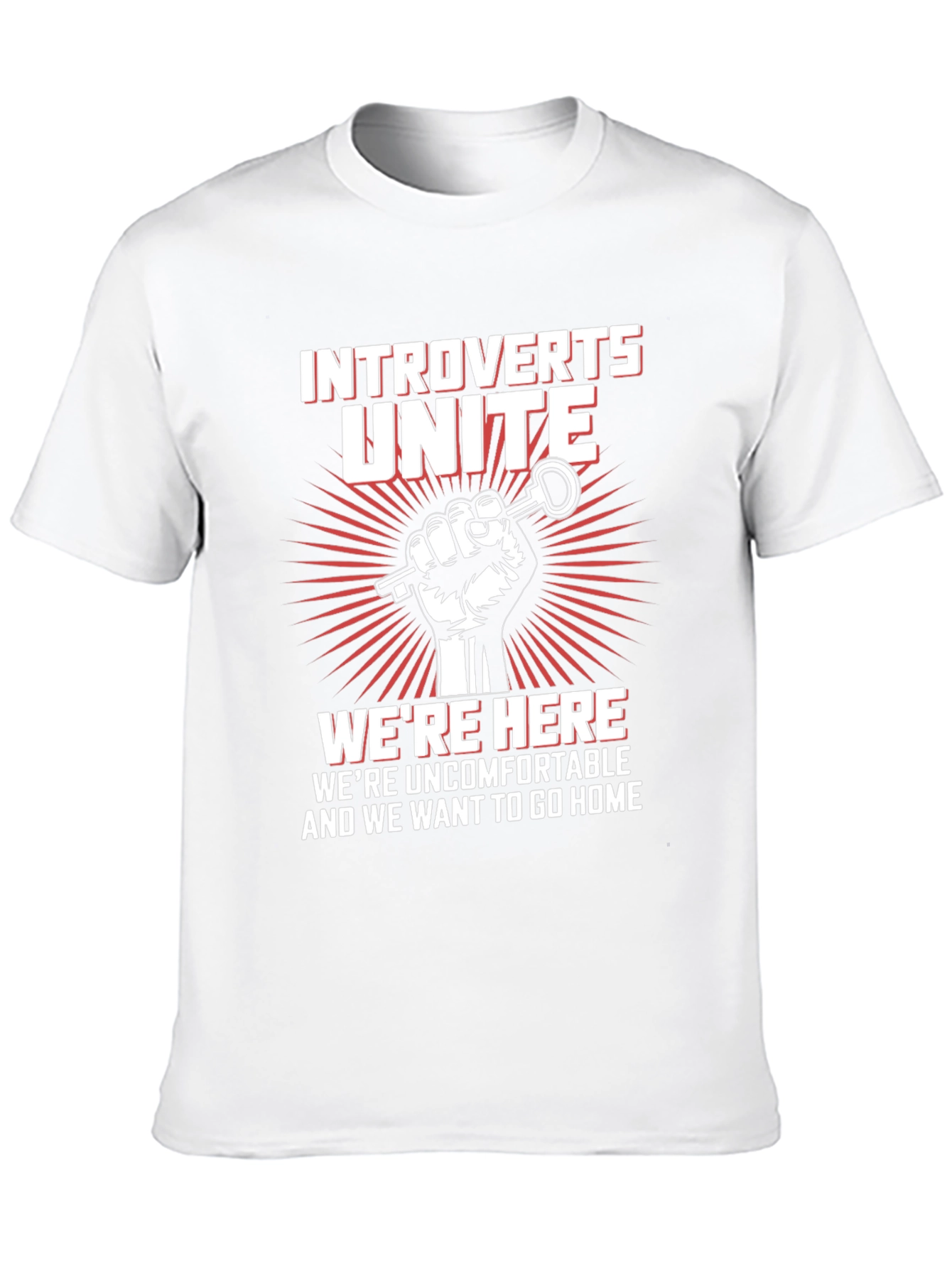 Introverts Unite Graphic T-Shirt -  Comfortable Cotton Tee