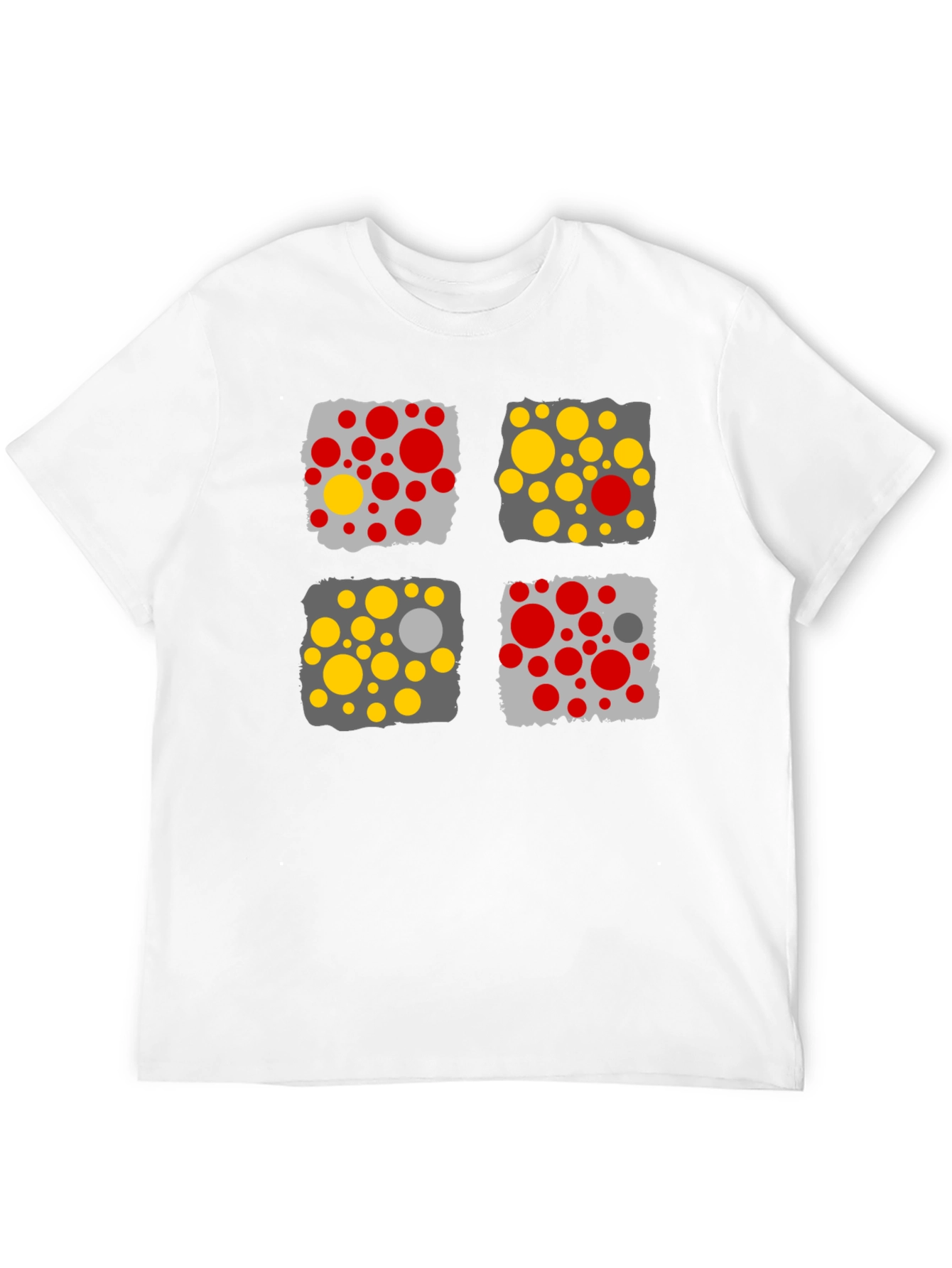 Modern Abstract Graphic Print Mens T-Shirt