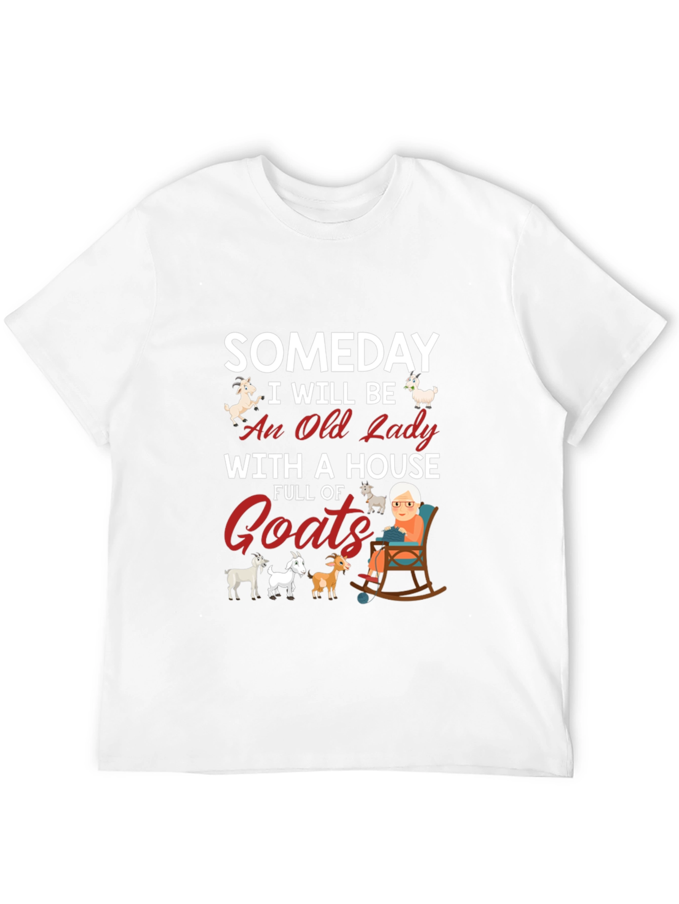 Someday Old Lady Goats T-Shirt
