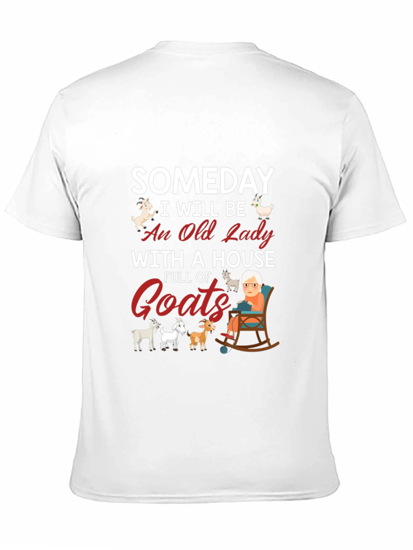 Someday Old Lady Goats T-Shirt
