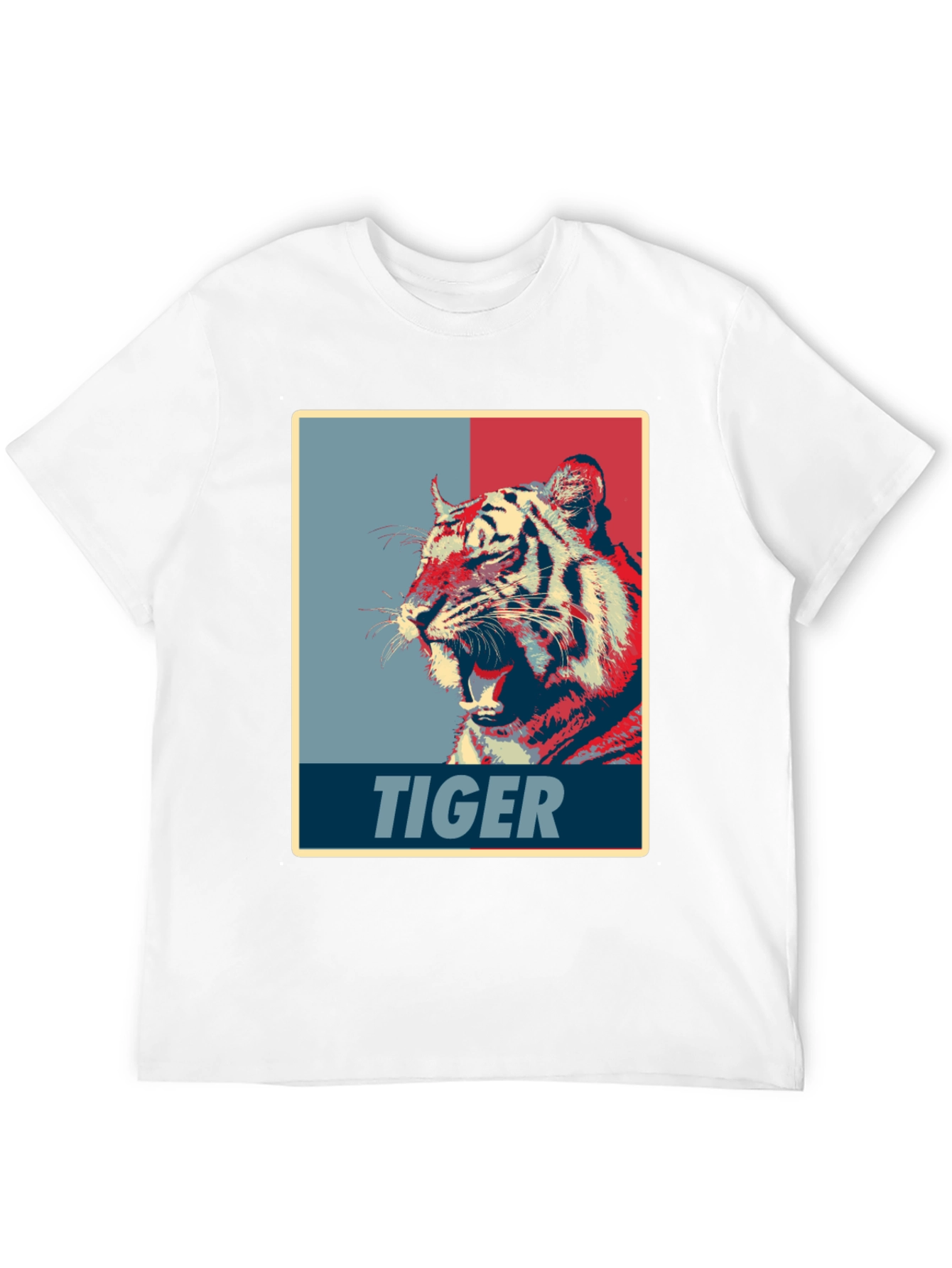 Tiger Graphic Tee - Bold Animal Print Shirt