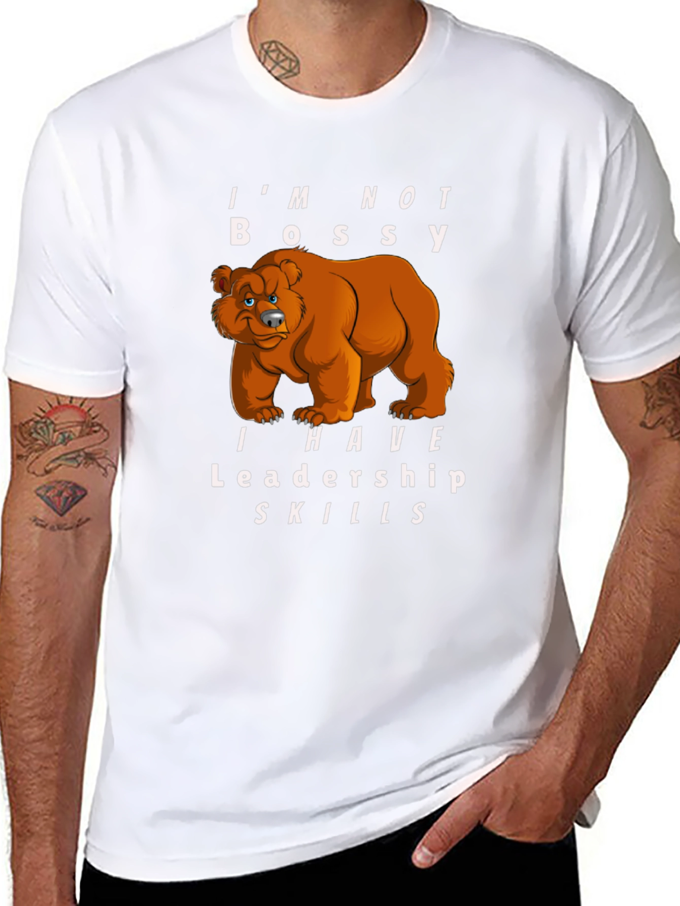 Im Not Bossy I Have Leadership Skills Bear T-Shirt