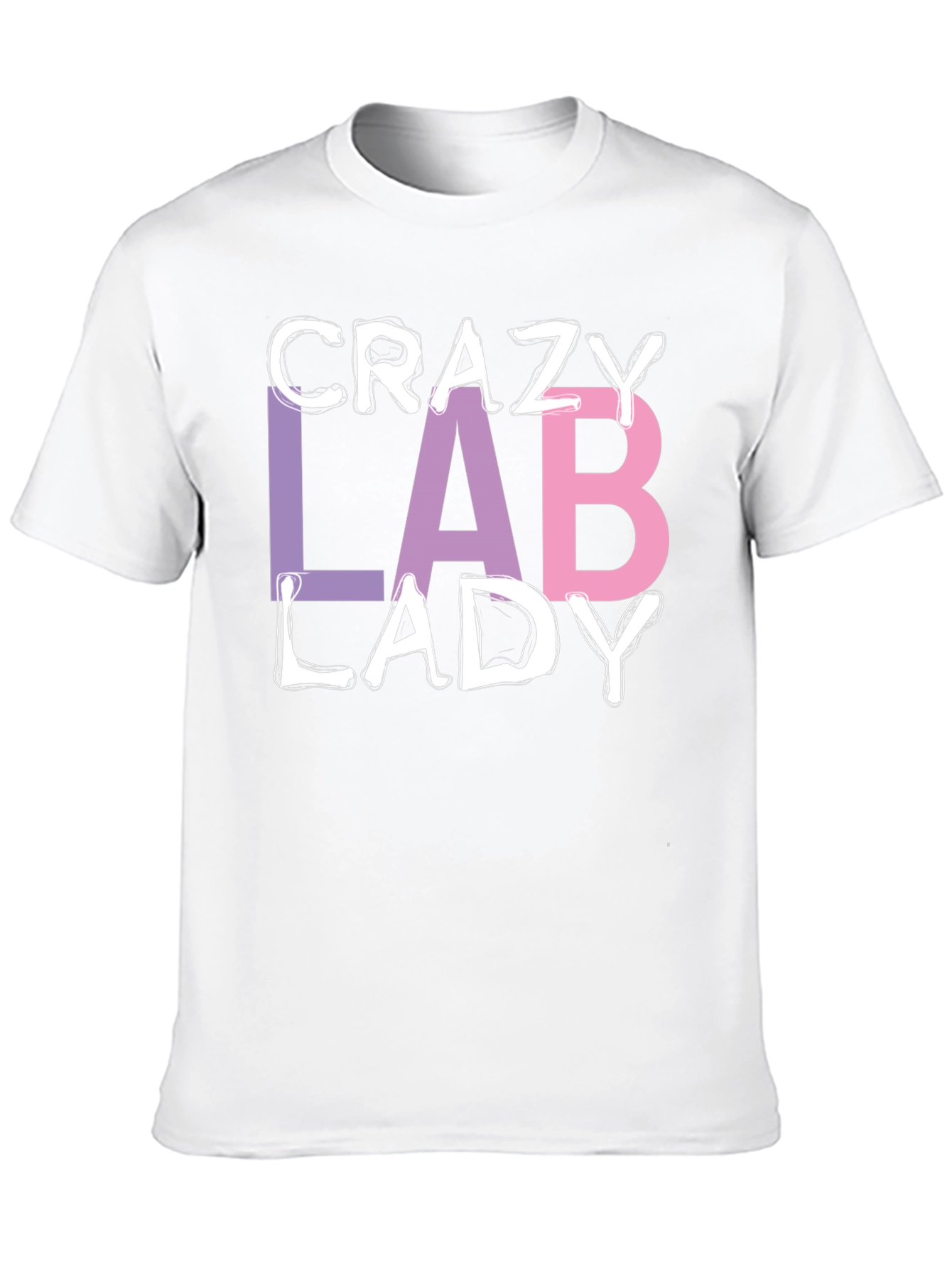 Crazy Lab Lady T-Shirt - Science Humor Tee