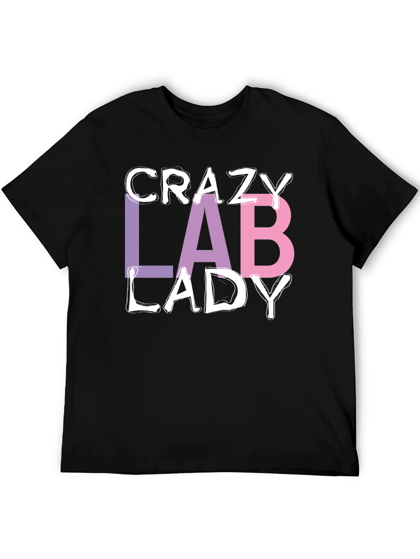 Crazy Lab Lady T-Shirt - Science Humor Tee