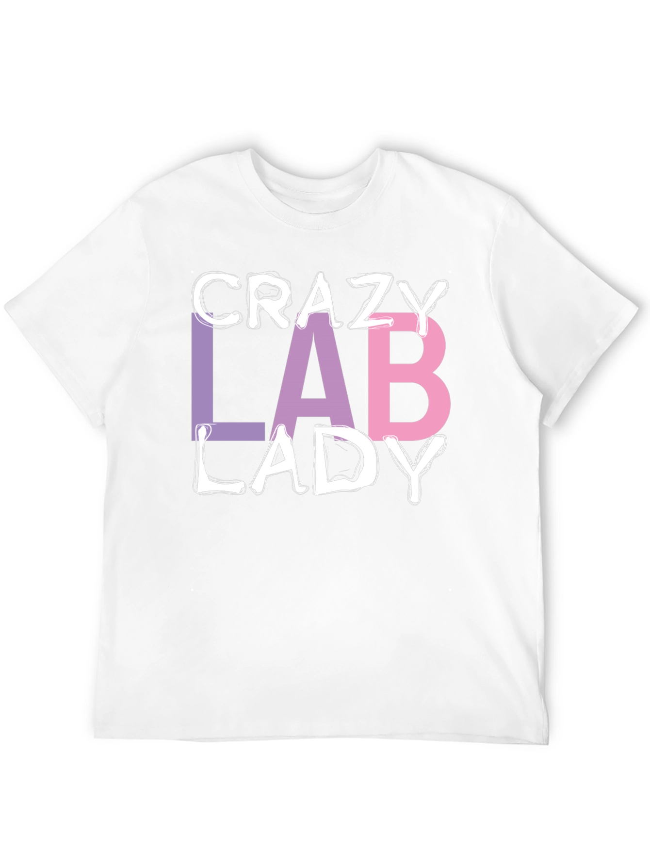 Crazy Lab Lady T-Shirt - Science Humor Tee