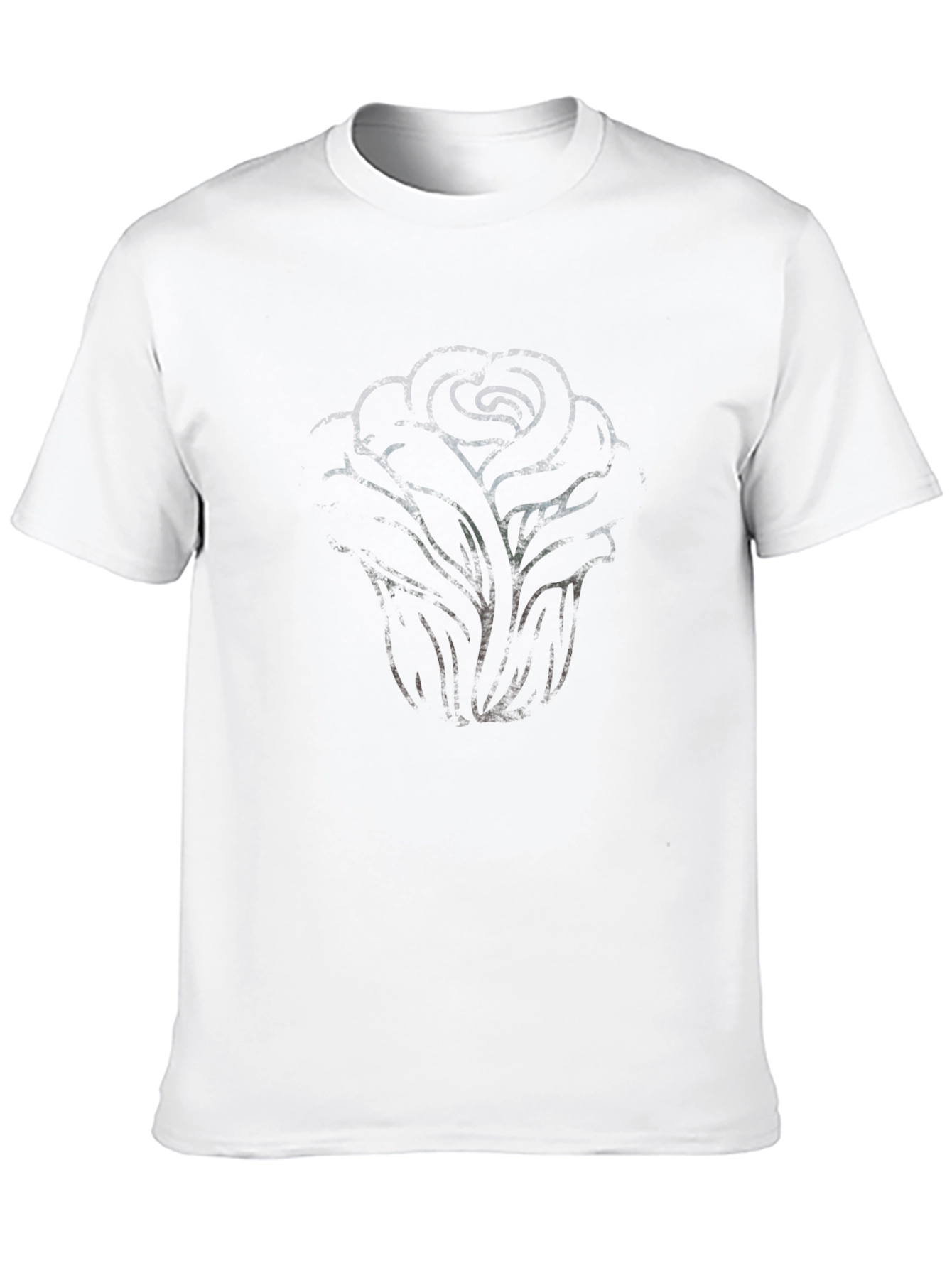 Black Rose Graphic Tee - Mens Short Sleeve
