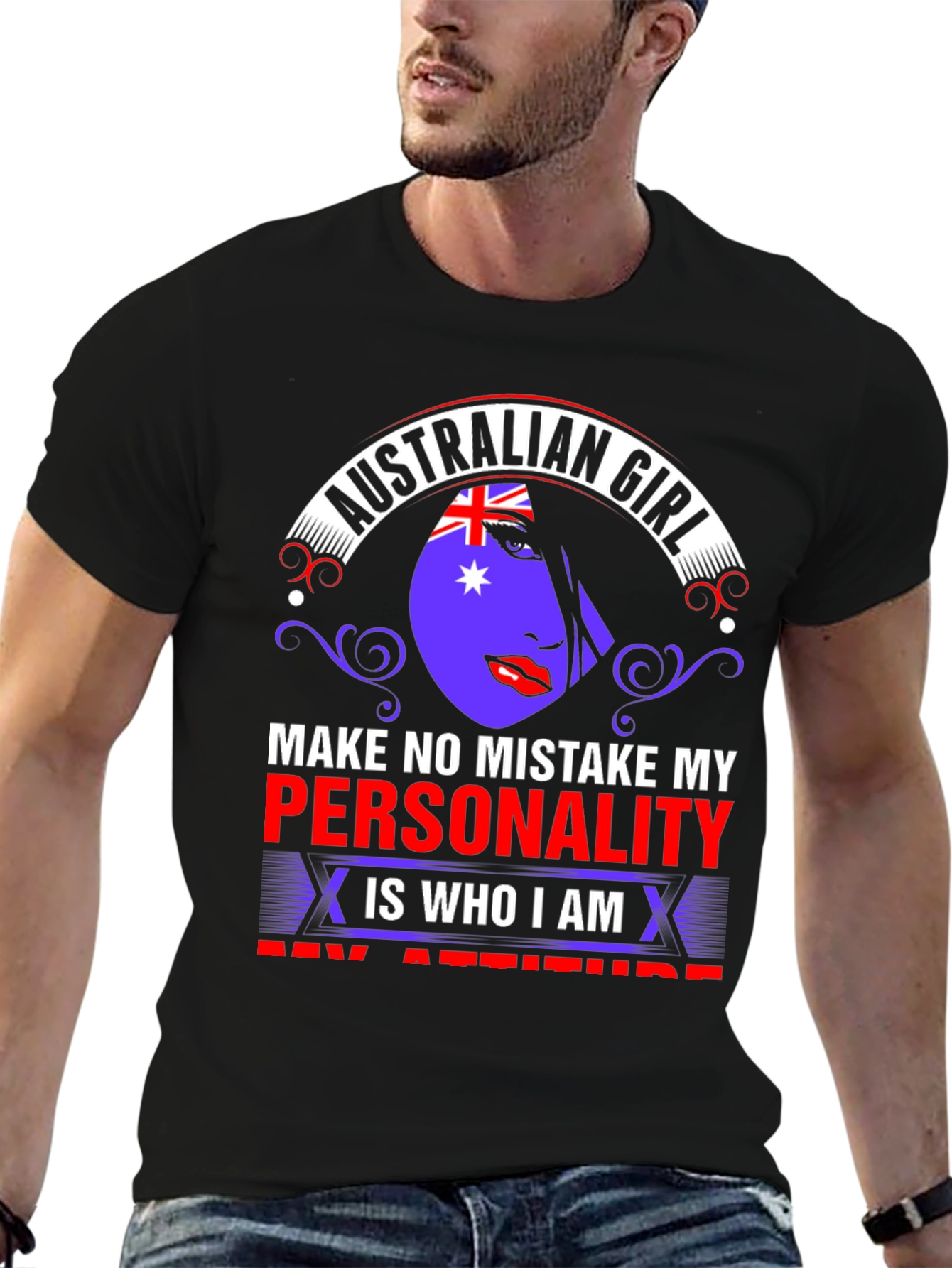 Australian Girl T-Shirt - Personality & Attitude