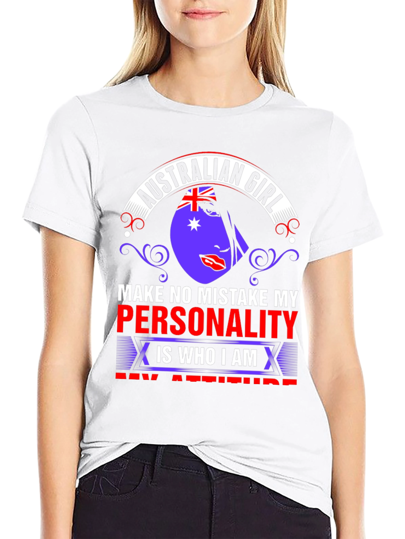 Australian Girl T-Shirt - Personality & Attitude