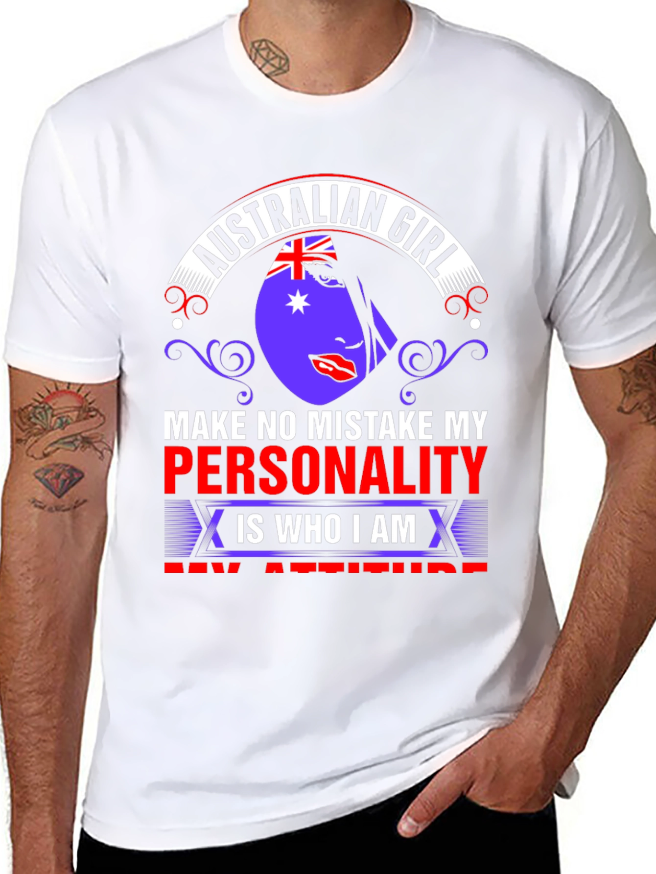 Australian Girl T-Shirt - Personality & Attitude