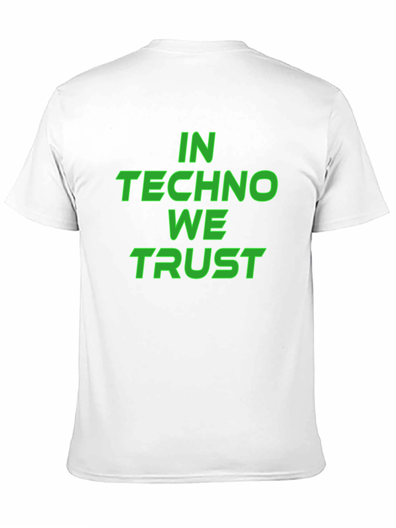 In Techno We Trust Black T-Shirt