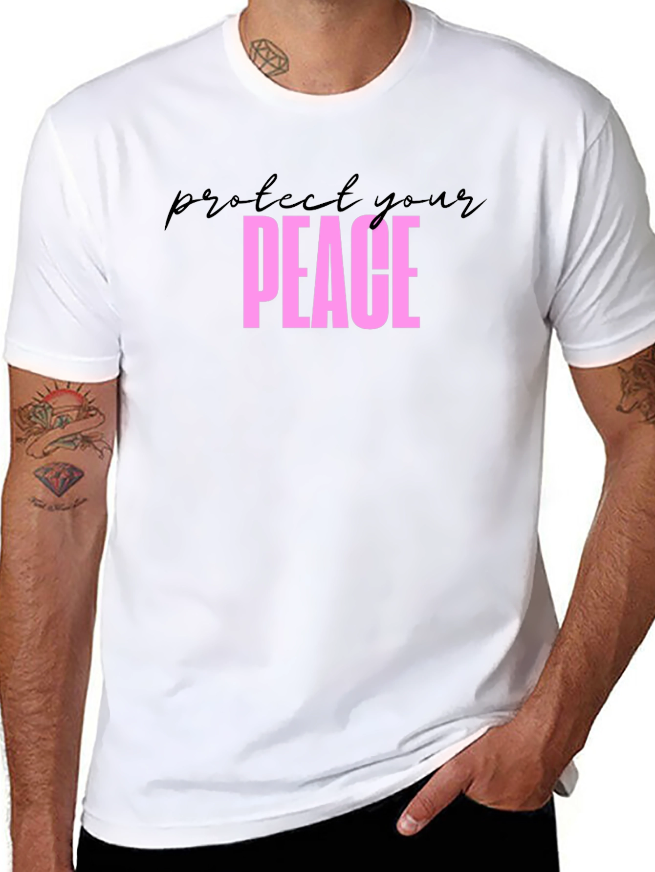 Protect Your Peace Graphic Tee - Stylish Comfort