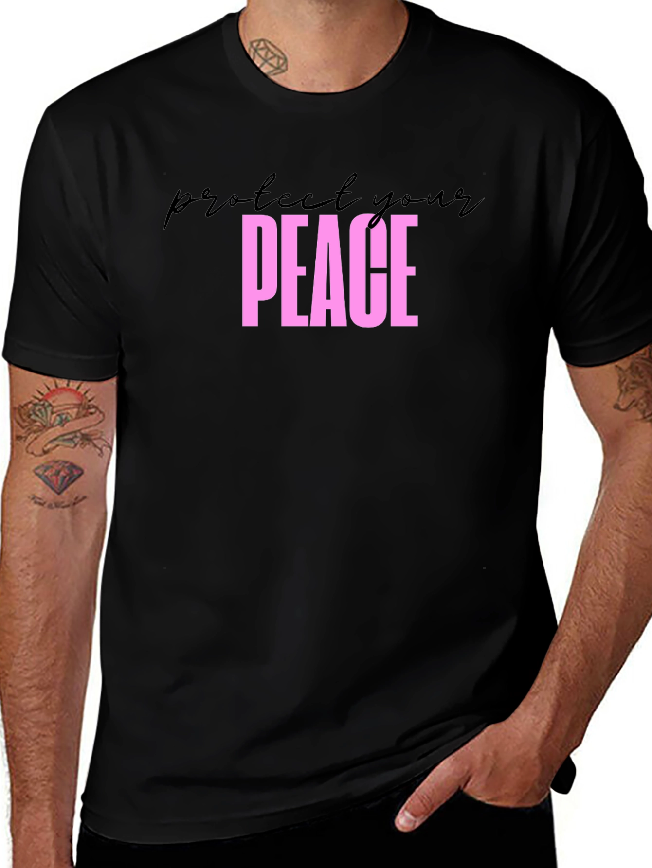 Protect Your Peace Graphic Tee - Stylish Comfort