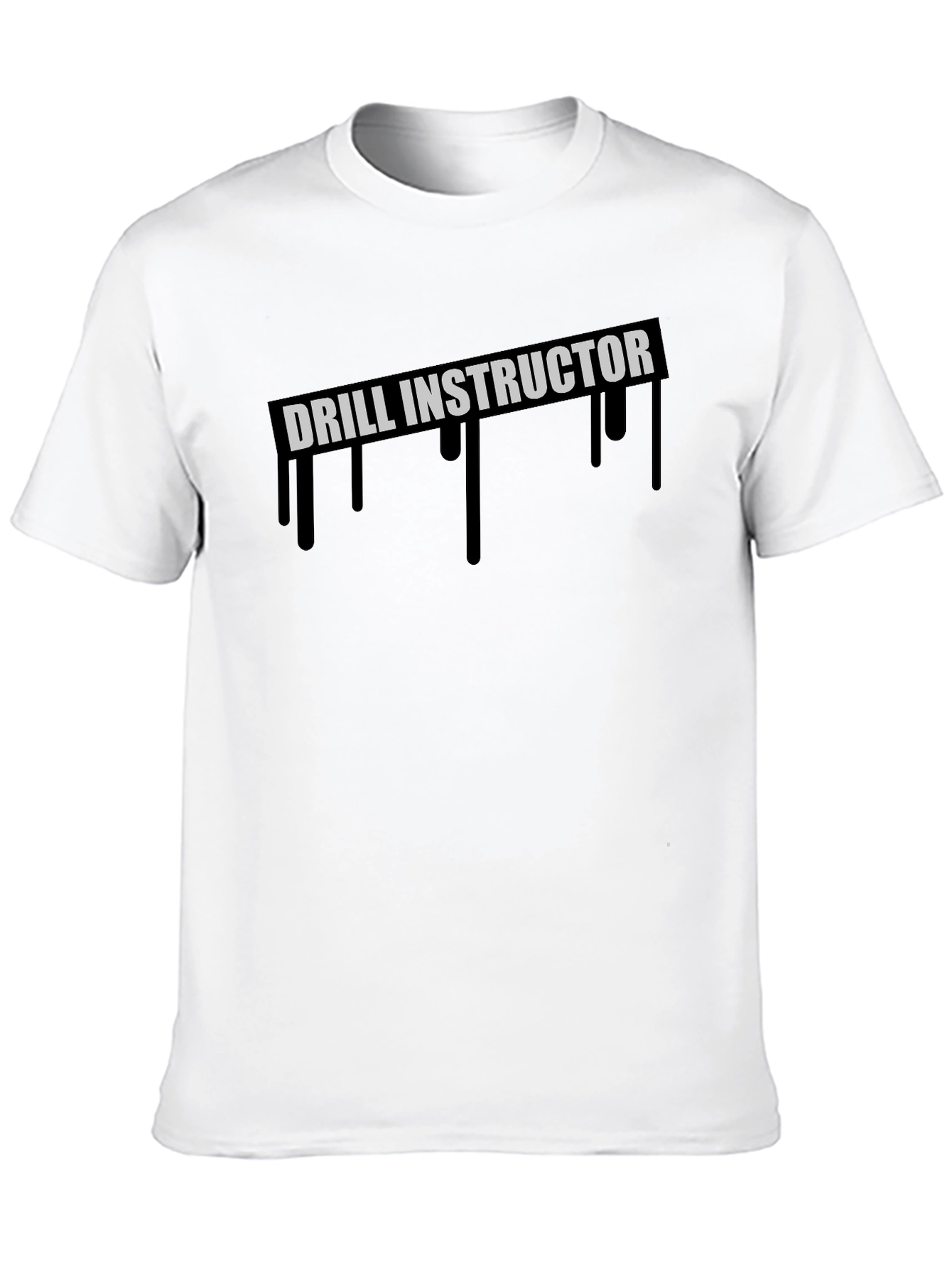 Drill Instructor Graphic T-Shirt - Black