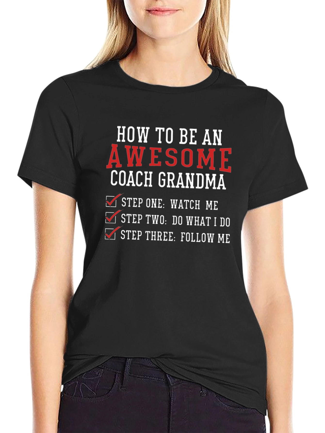 Awesome Coach Grandma T-Shirt