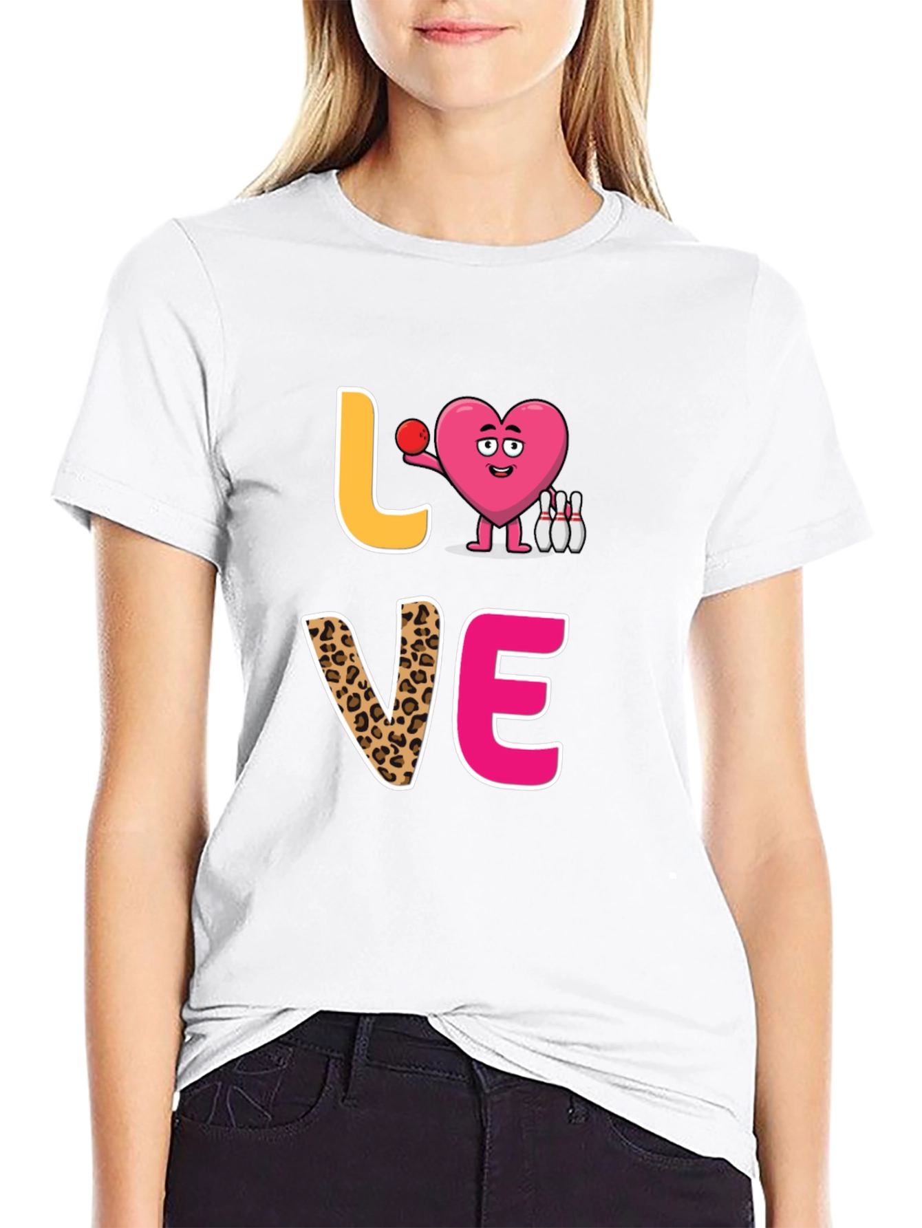 Love Bowling Graphic T-Shirt