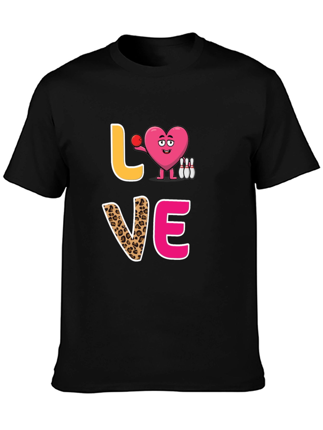 Love Bowling Graphic T-Shirt