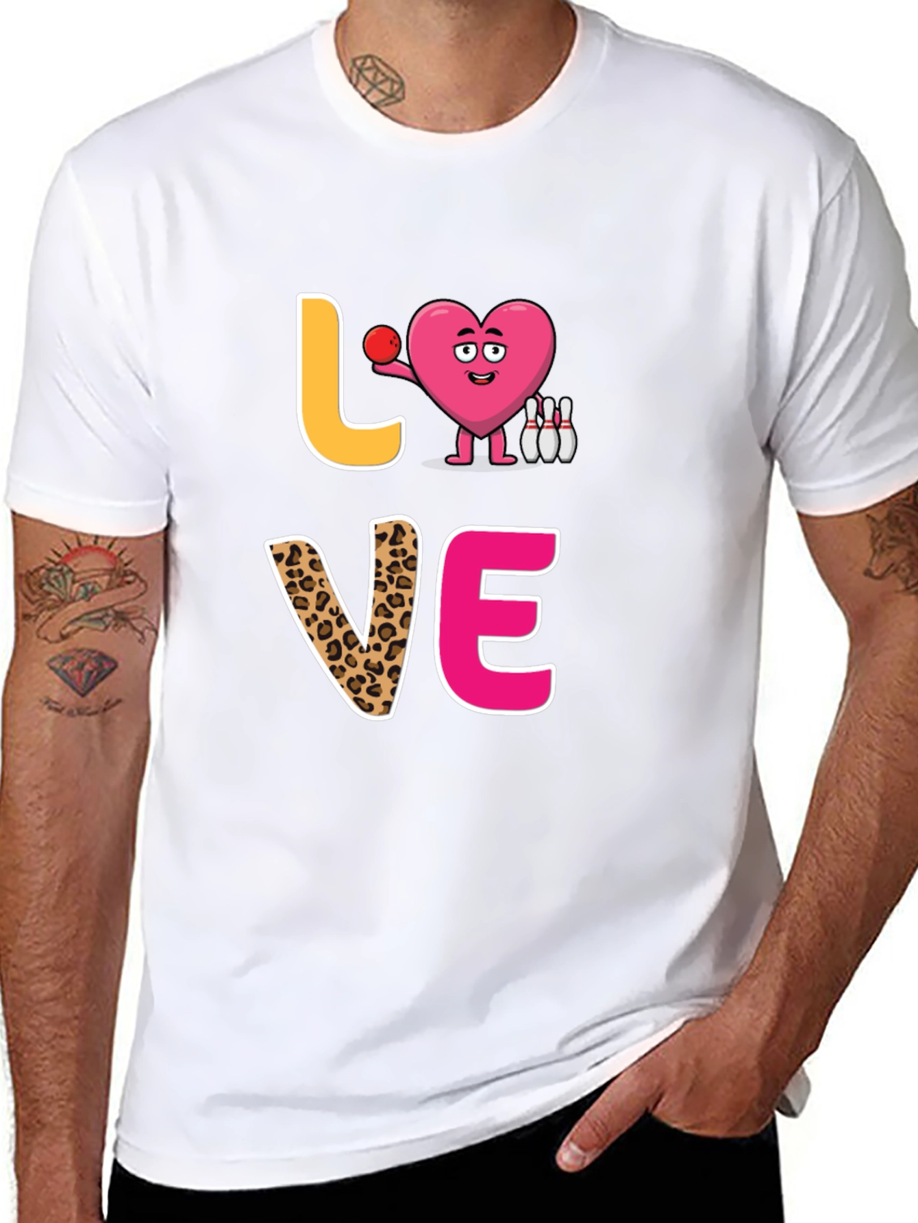 Love Bowling Graphic T-Shirt