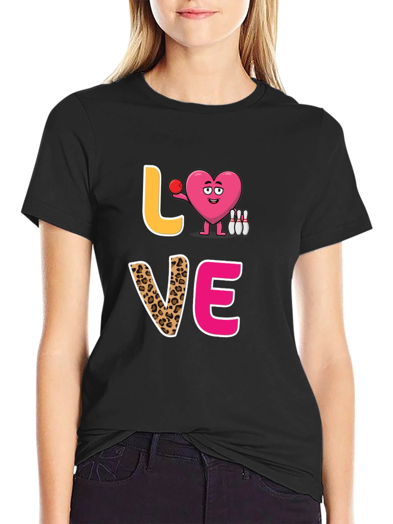 Love Bowling Graphic T-Shirt