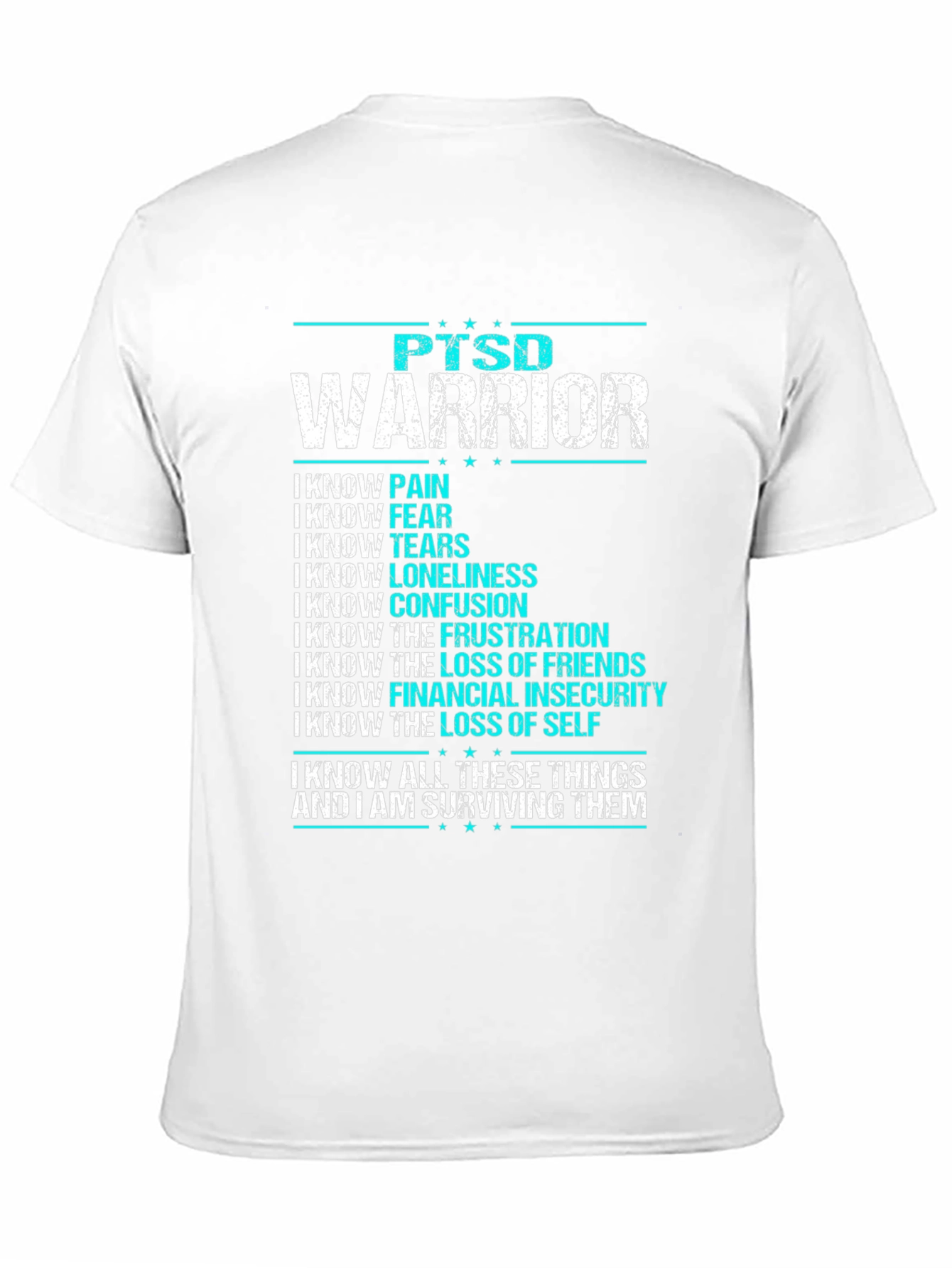 PTSD Warrior T-Shirt: Strength & Survival
