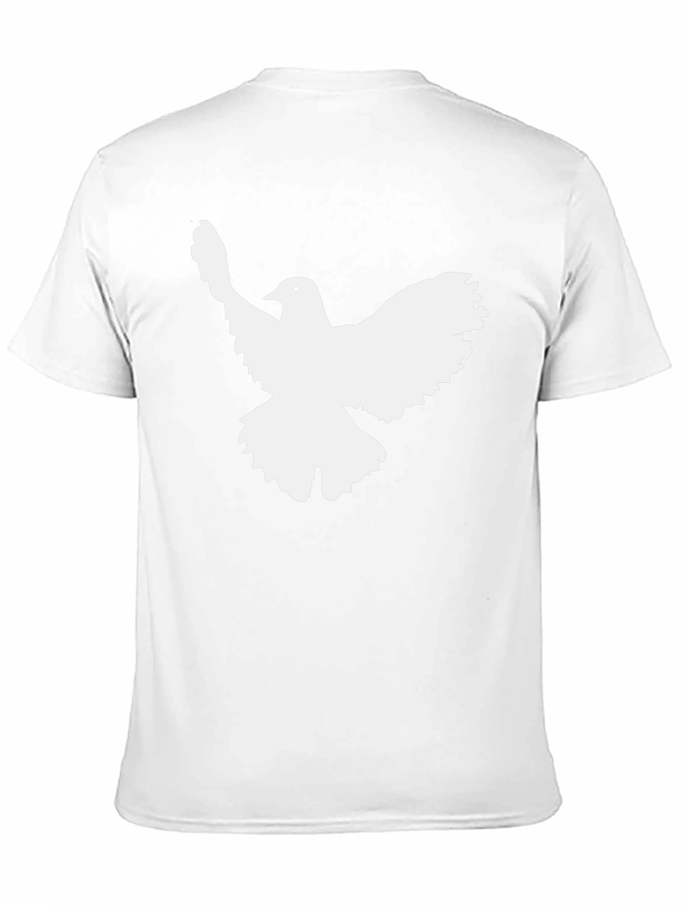 Dove Graphic T-Shirt - Black Short Sleeve Mens