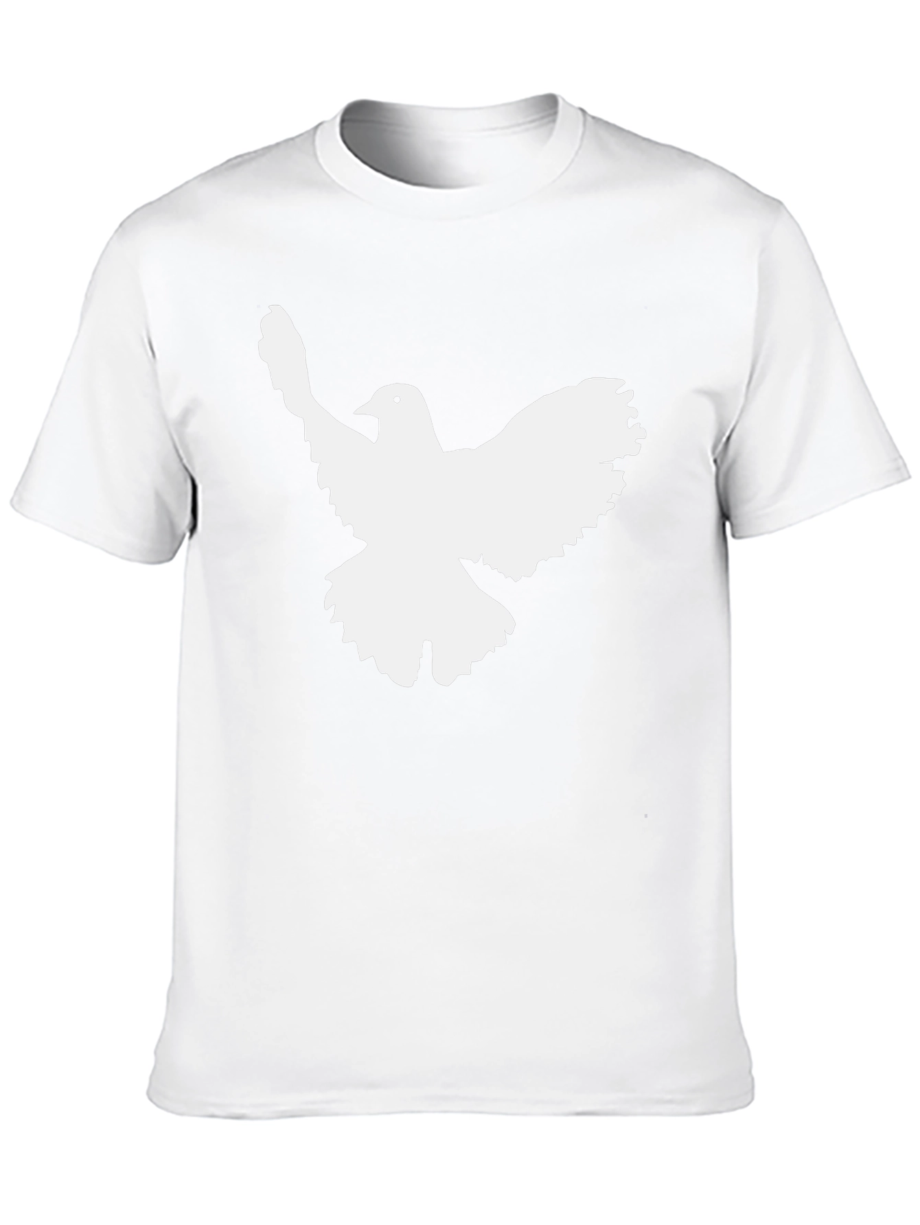 Dove Graphic T-Shirt - Black Short Sleeve Mens