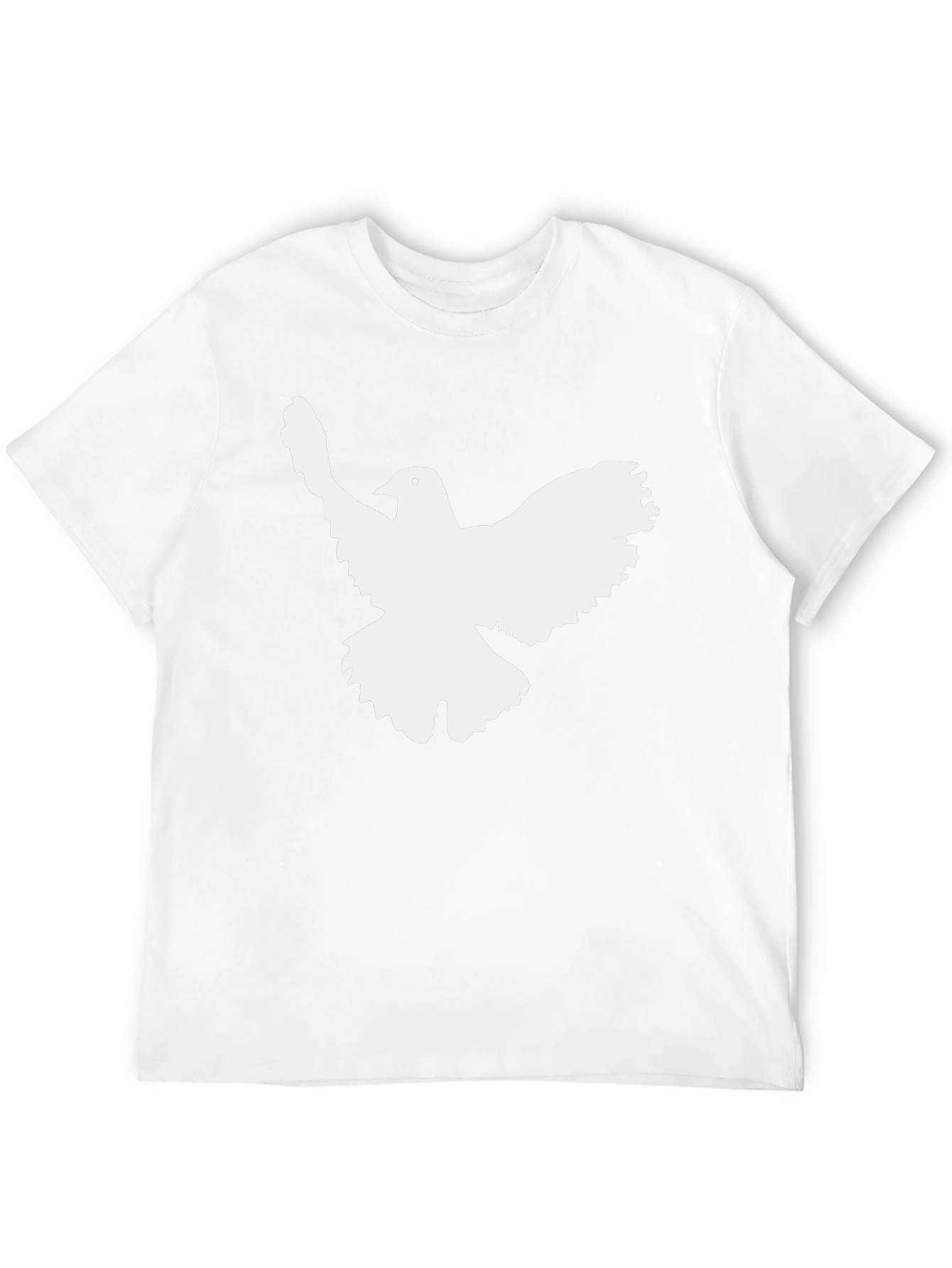 Dove Graphic T-Shirt - Black Short Sleeve Mens