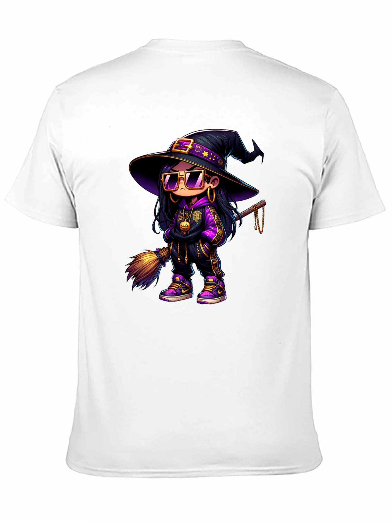 Witch Graphic Black T-Shirt