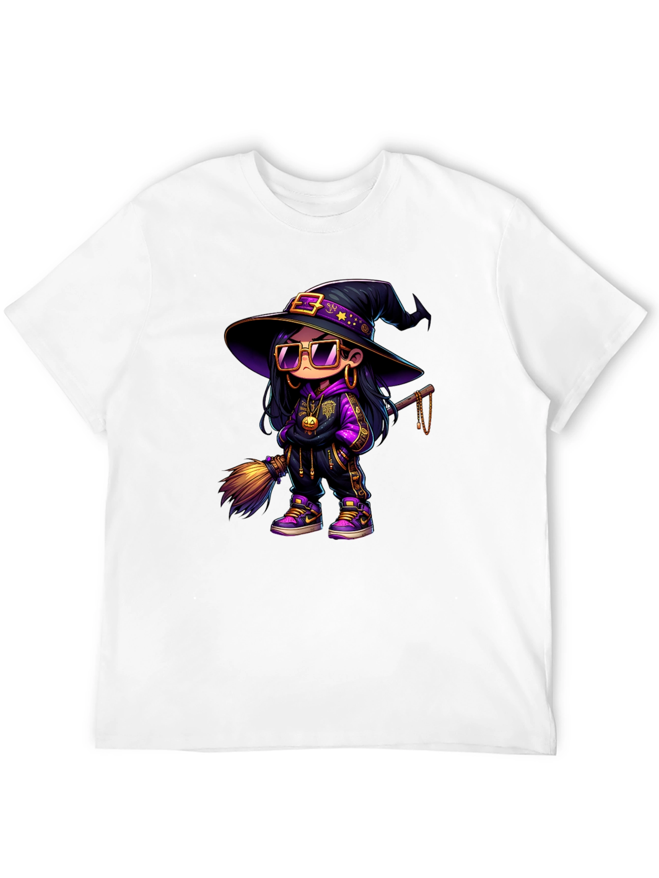 Witch Graphic Black T-Shirt