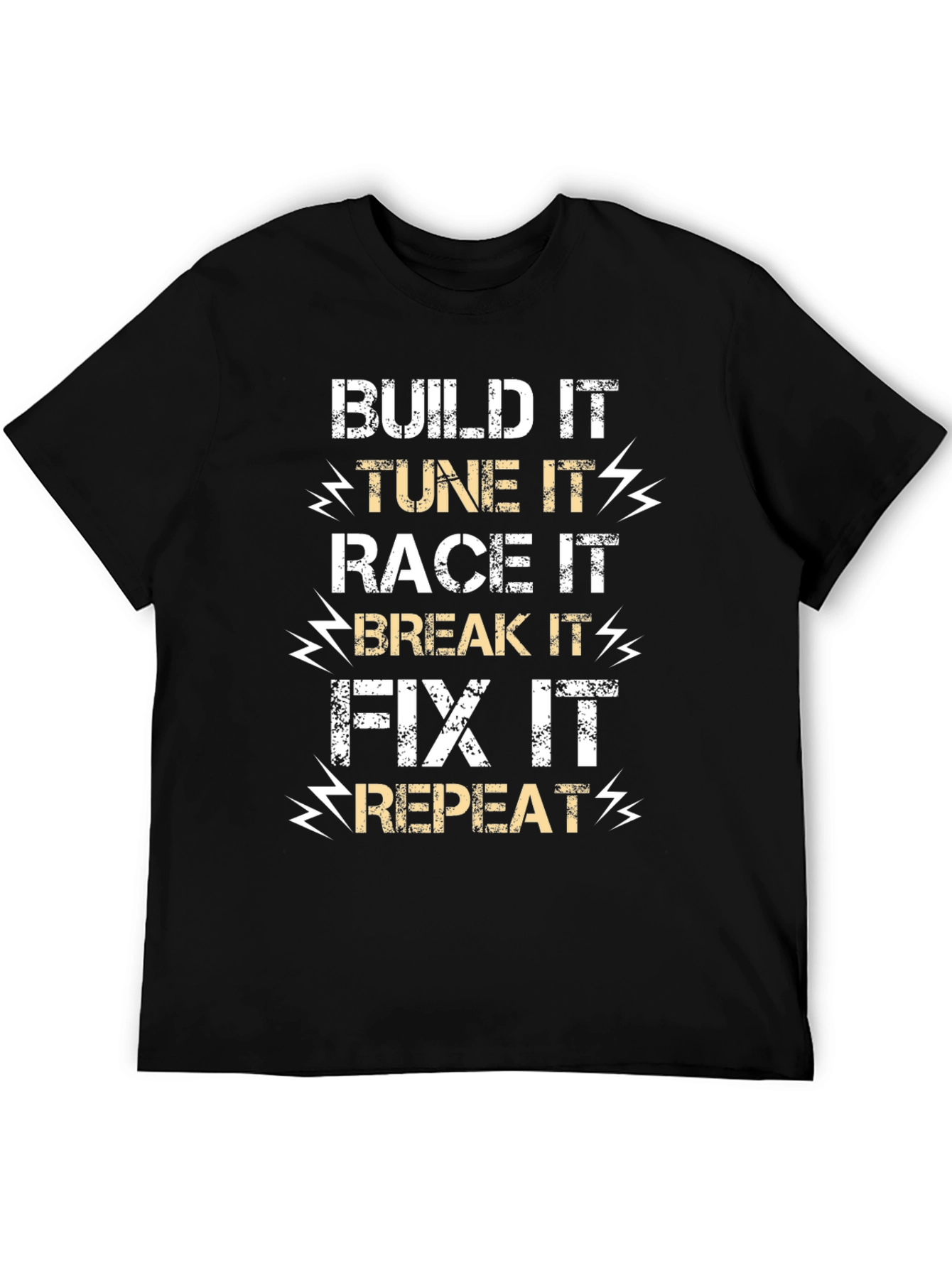 Build It Tune It Race It Mens T-Shirt