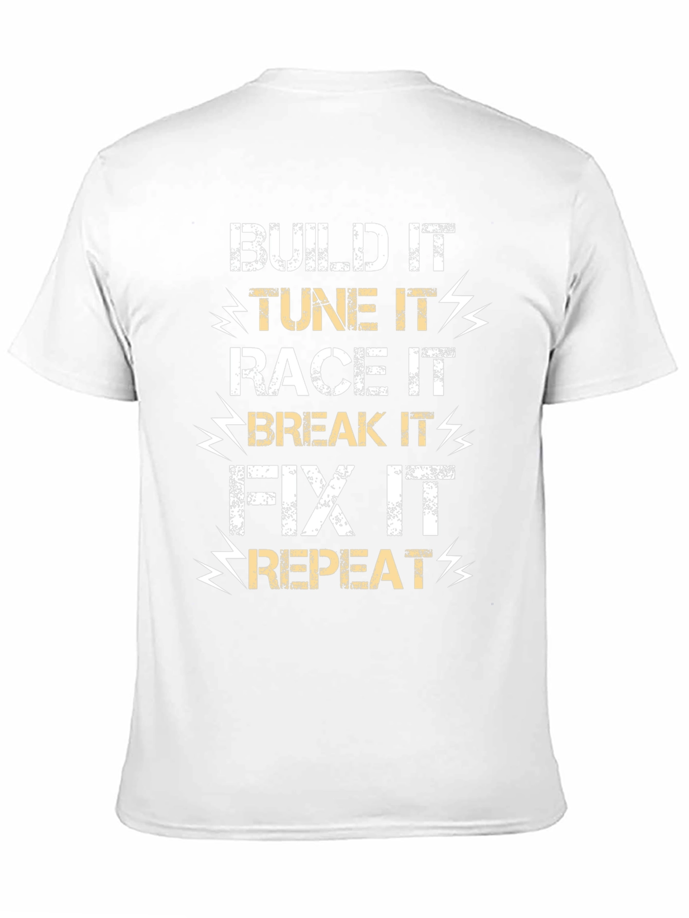 Build It Tune It Race It Mens T-Shirt