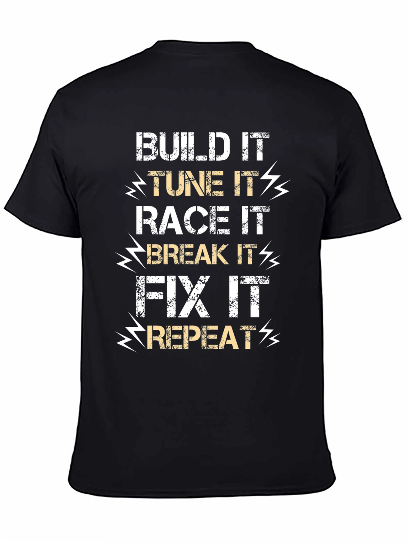 Build It Tune It Race It Mens T-Shirt