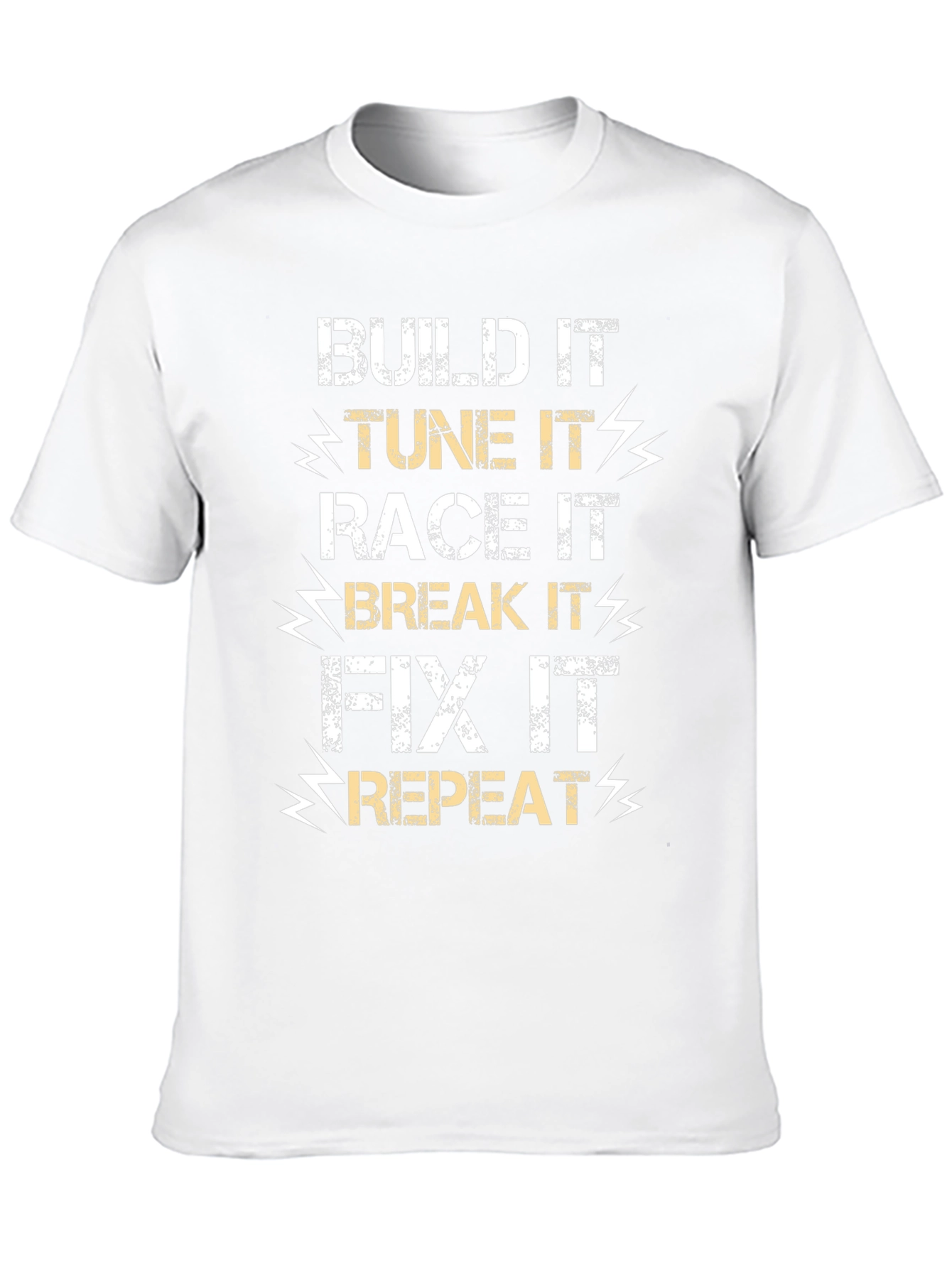Build It Tune It Race It Mens T-Shirt