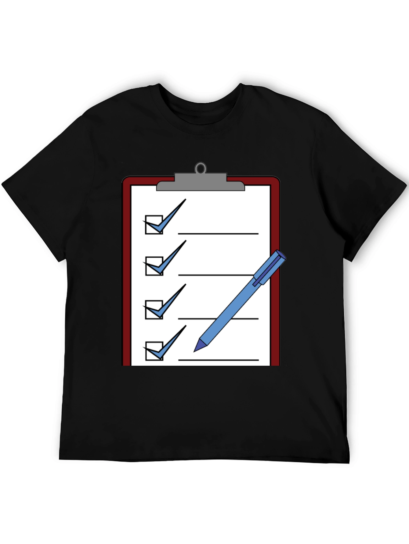 Checklist Graphic Tee - Complete Your Tasks!