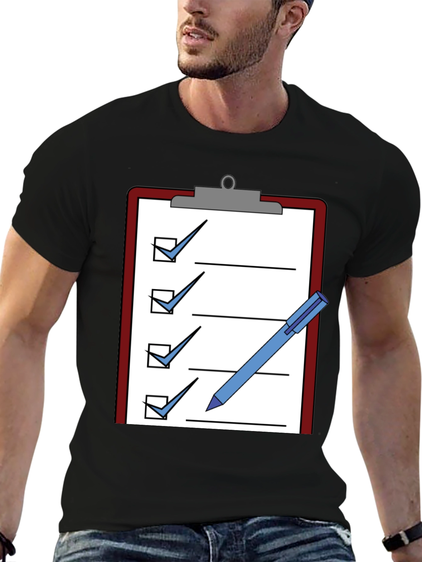 Checklist Graphic Tee - Complete Your Tasks!
