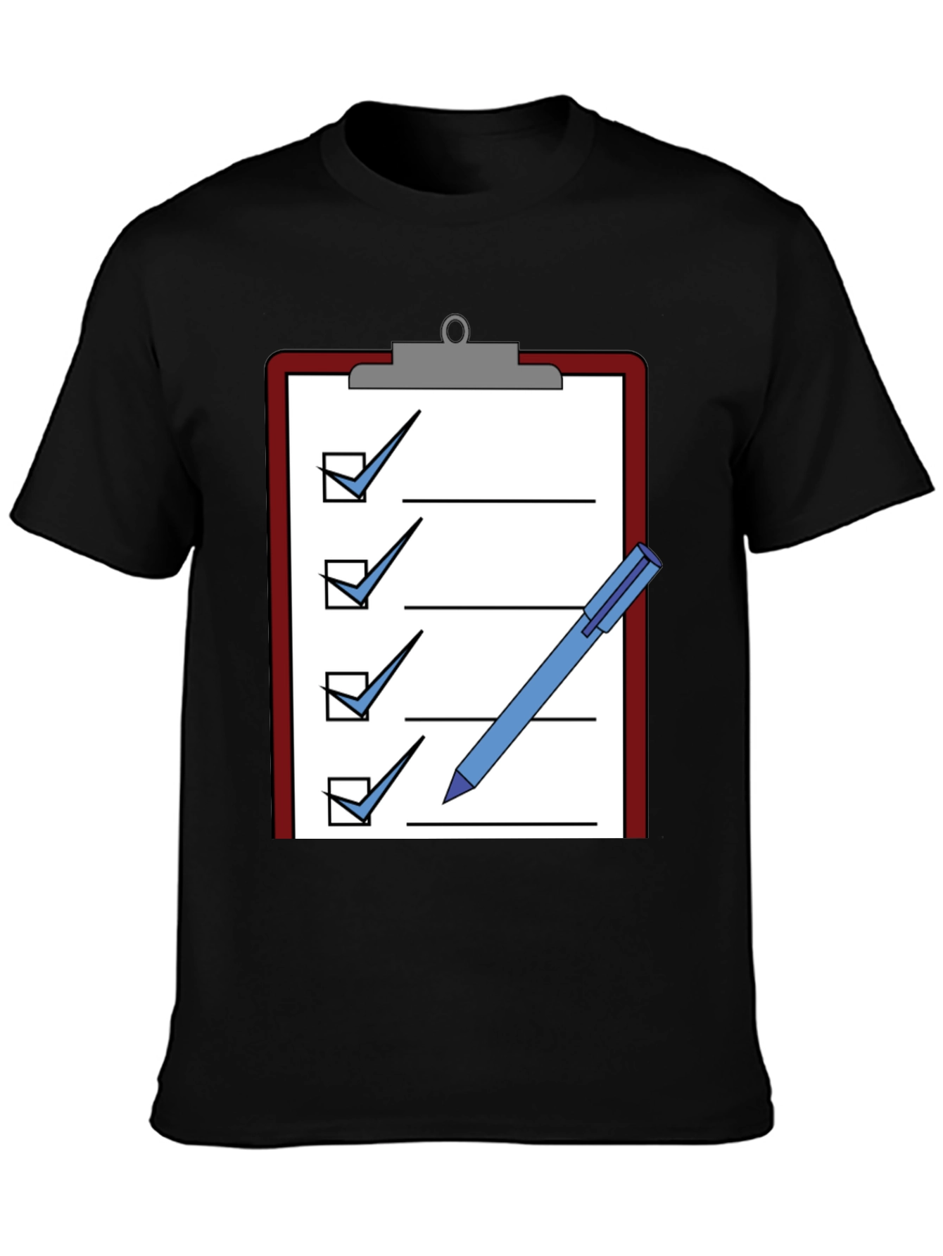 Checklist Graphic Tee - Complete Your Tasks!