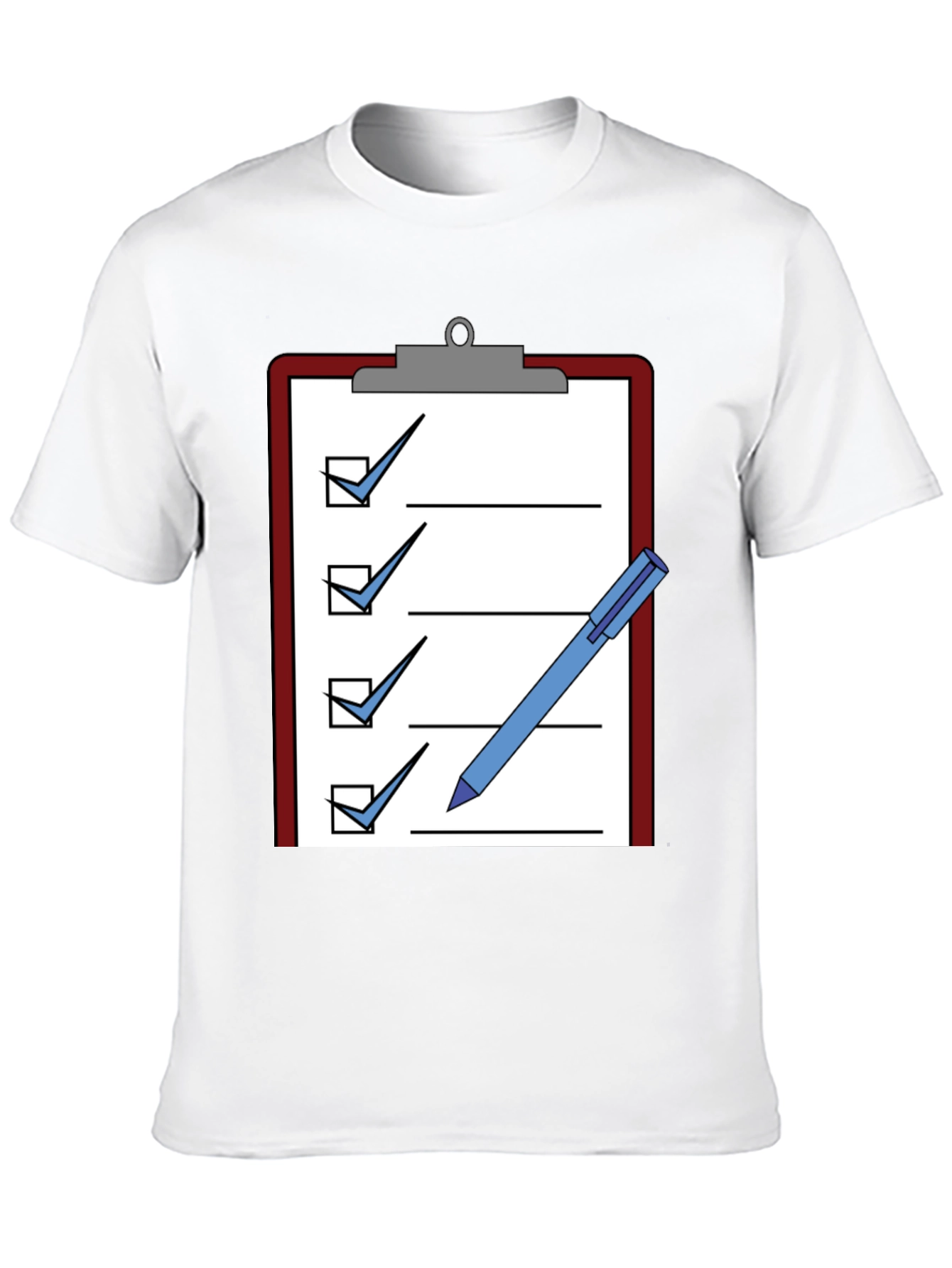 Checklist Graphic Tee - Complete Your Tasks!