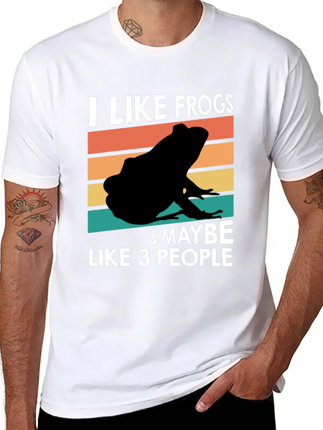 I Like Frogs & Maybe Like 3 People T-Shirt