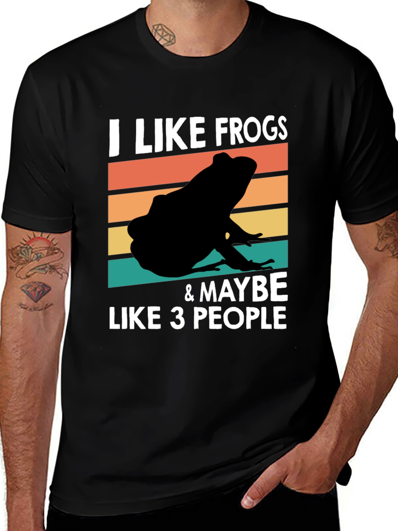 I Like Frogs & Maybe Like 3 People T-Shirt