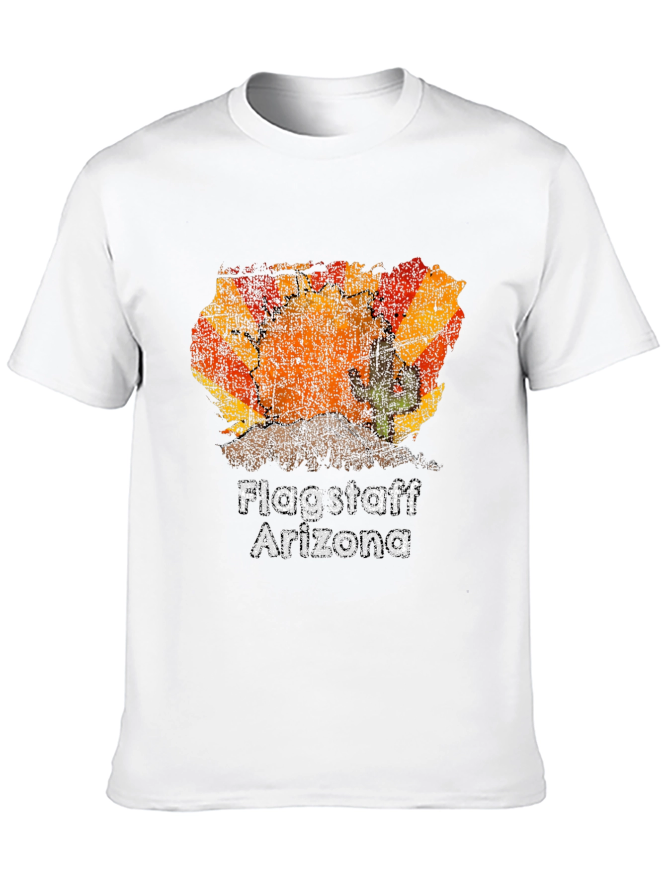 Flagstaff Arizona Graphic Tee - Desert Cactus T-Shirt