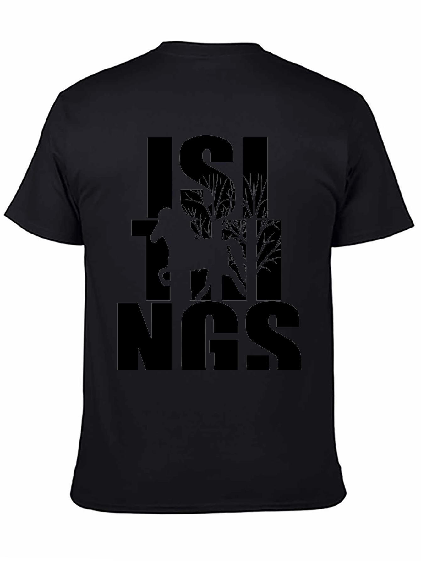 Isi Vikings Black T-Shirt