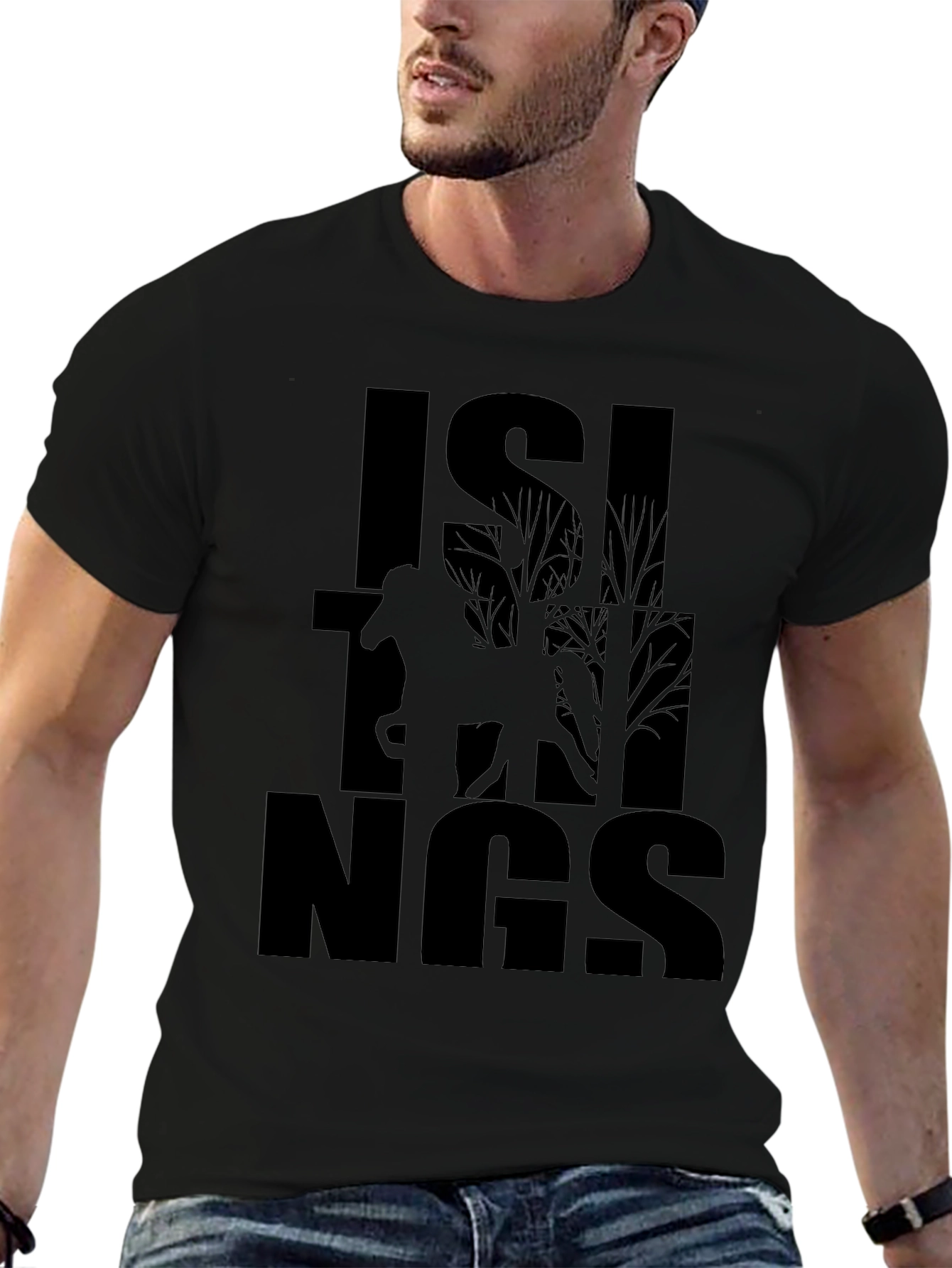 Isi Vikings Black T-Shirt