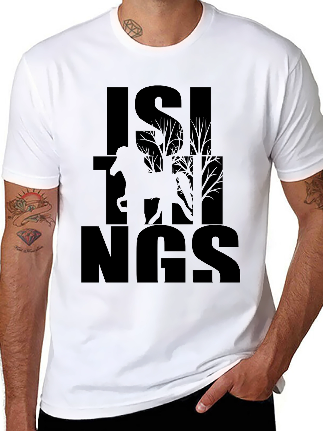 Isi Vikings Black T-Shirt