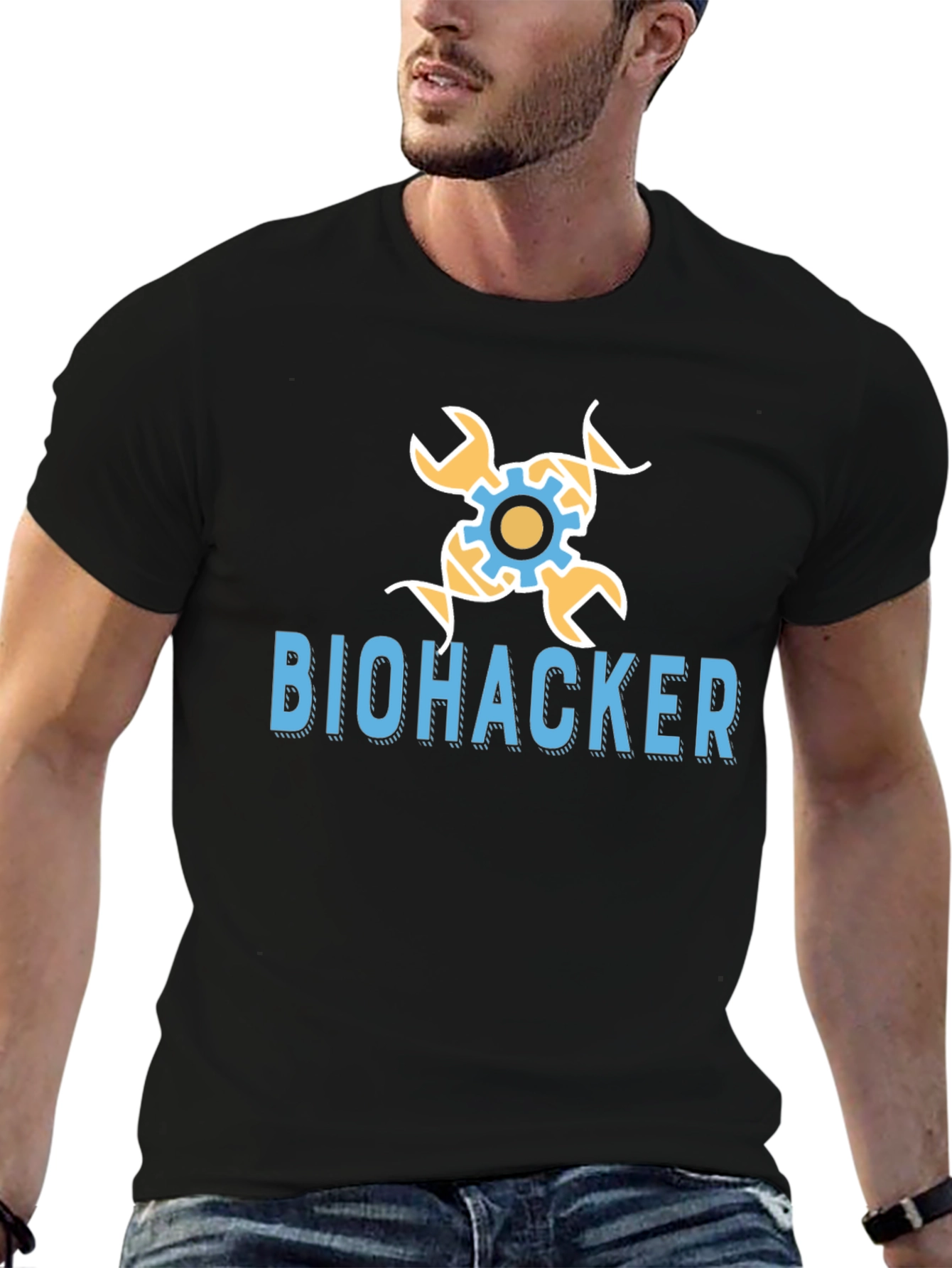 Biohacker Graphic Tee - Black